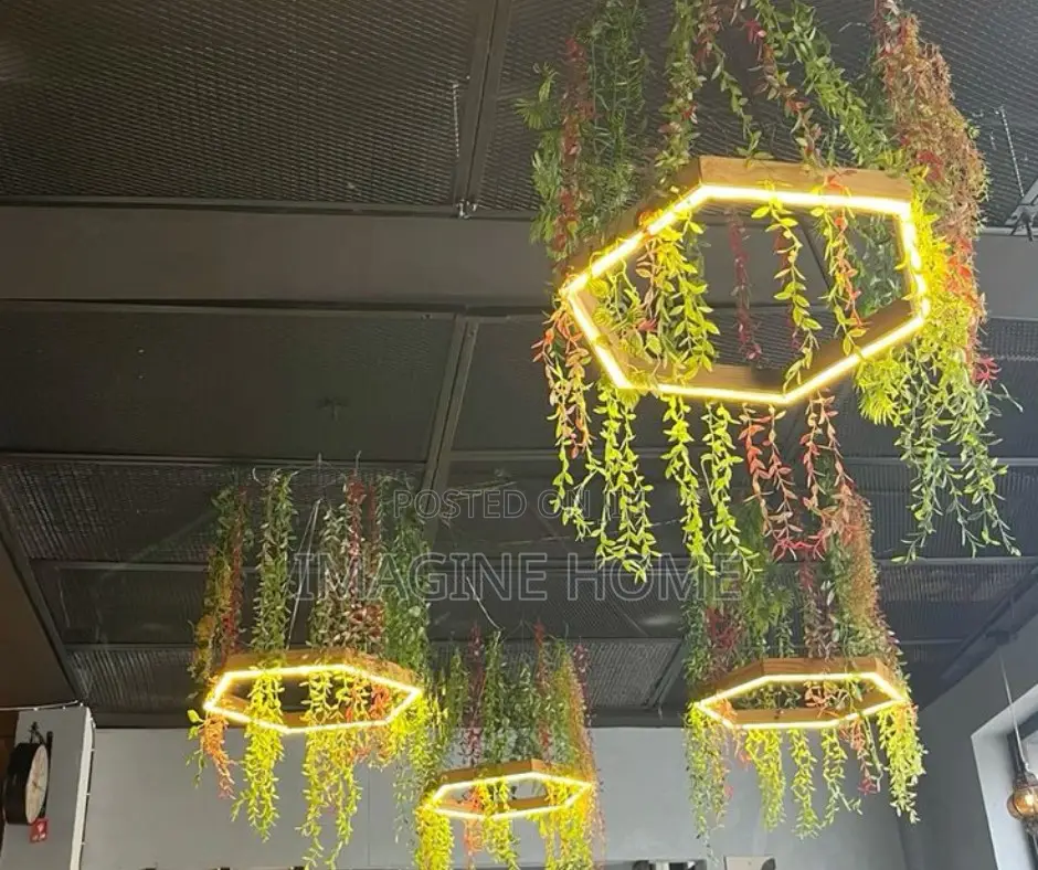 Artificial Hanging Leaves/Vines Ceiling Decoration Restauran