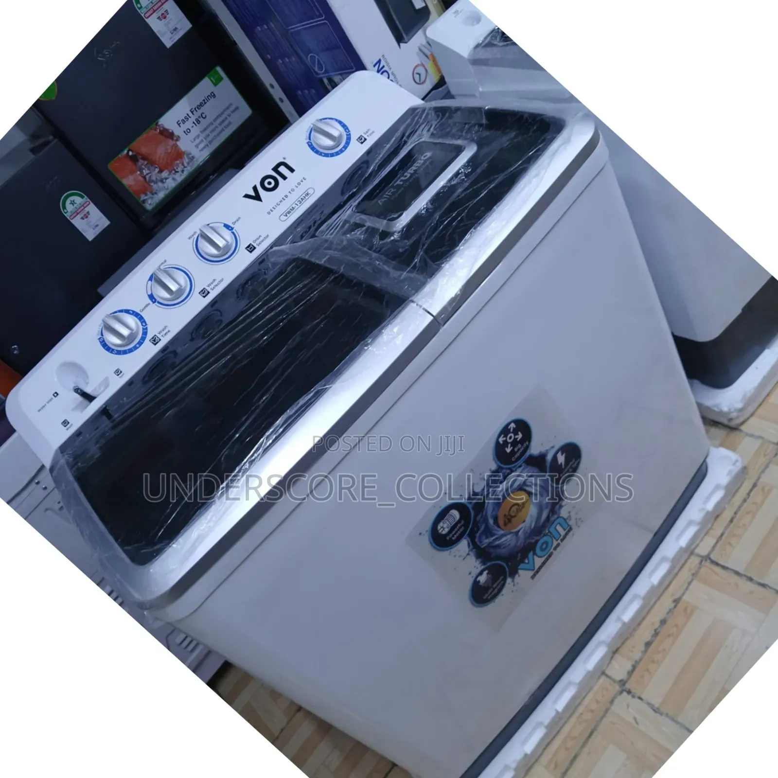 Von 13kg Twin Tub Washing Machine. Quality Guaranteed.