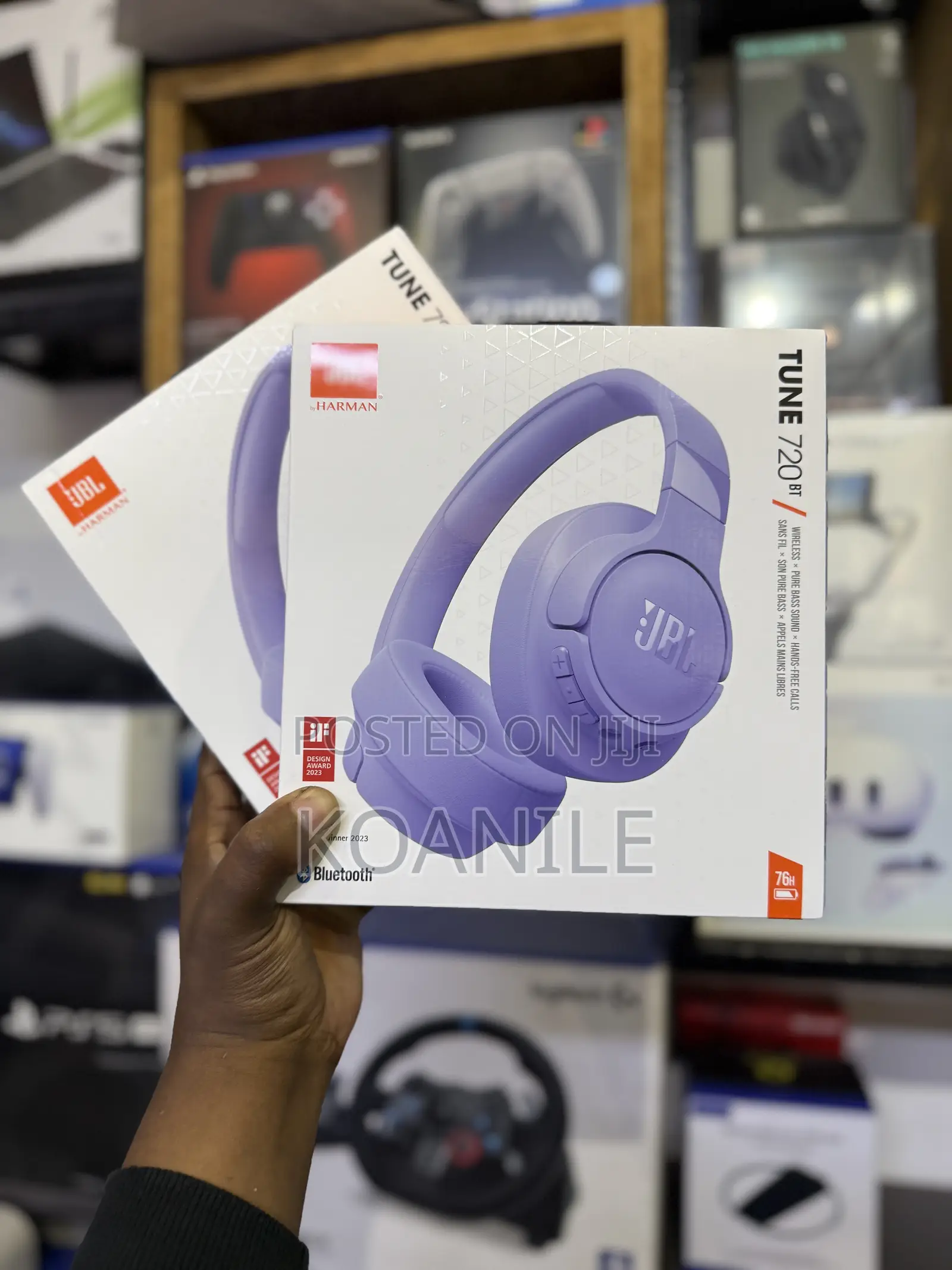 JBL Tune 720bt Headphones (Purple)