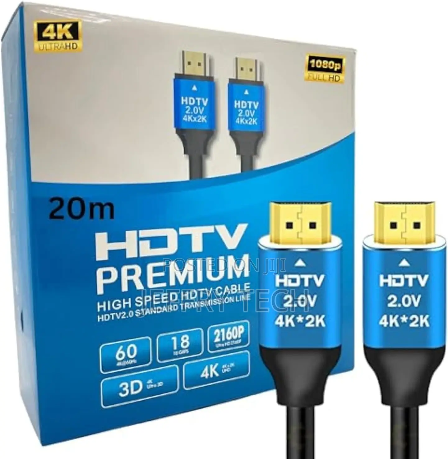 HDMI High Speed HDTV 20m Premium Cable