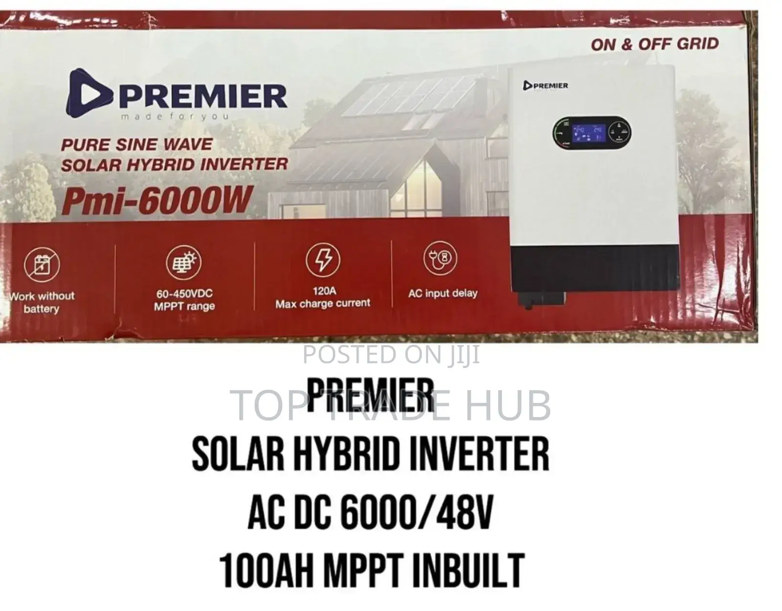 Premier Solar Hybrid Inverter 48V 6KVA