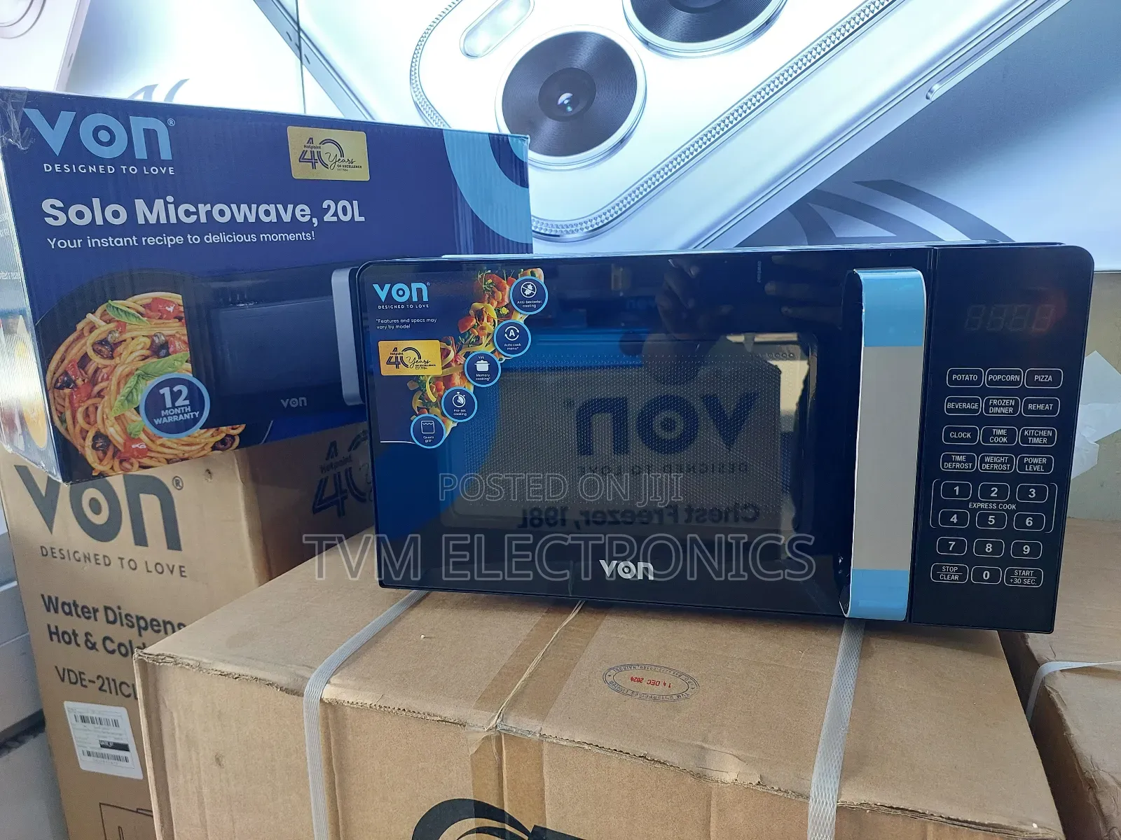 Von Vams-20gx Microwave Oven Solo-20l