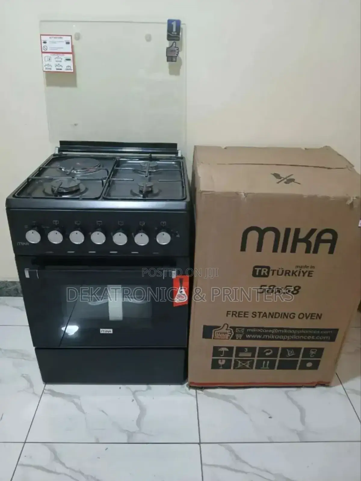 Mika 3+1 Cooker With Electric Oven (58*58) 3 Gas 1 Electric