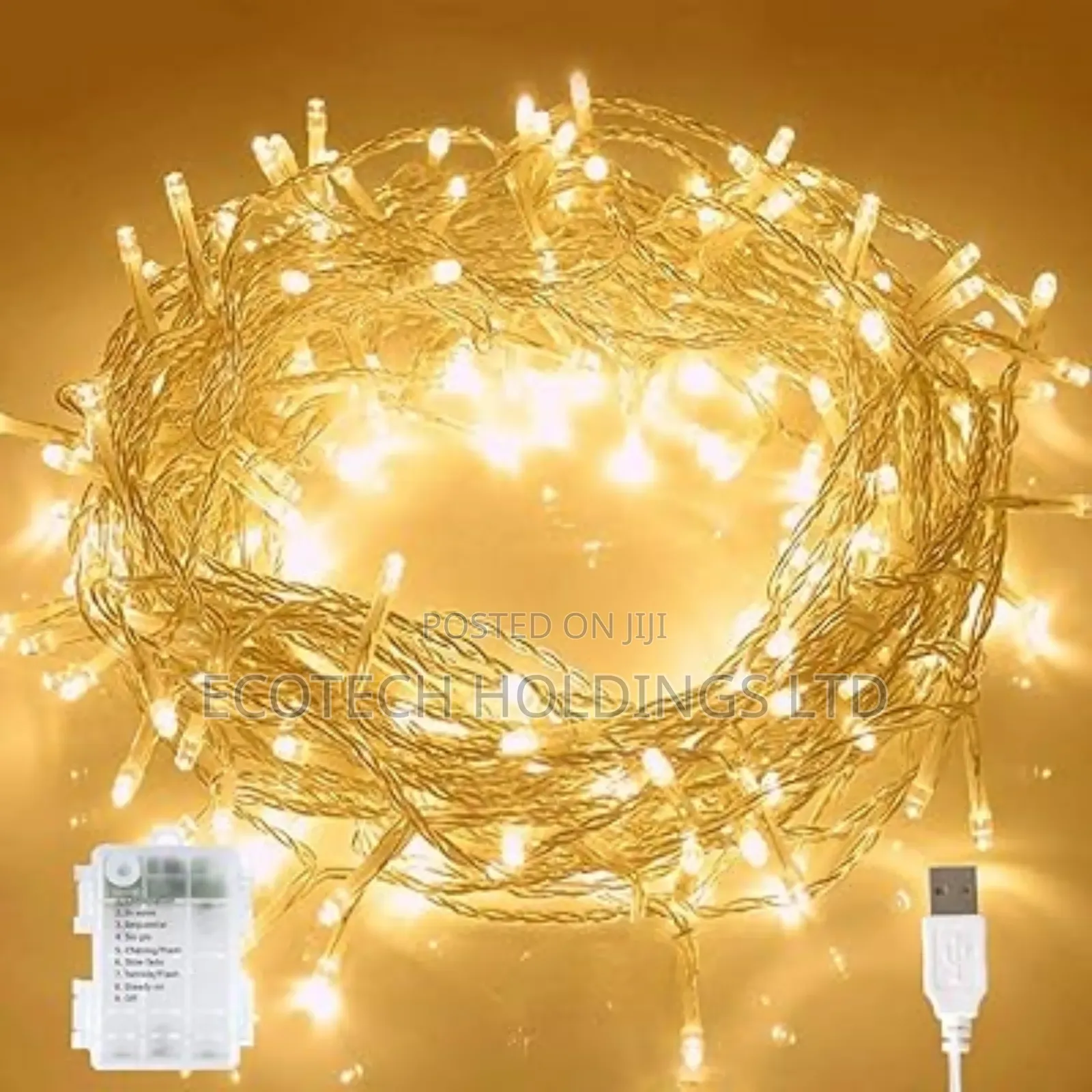 Warm White Christmas Lights 10mtrs Es7uh