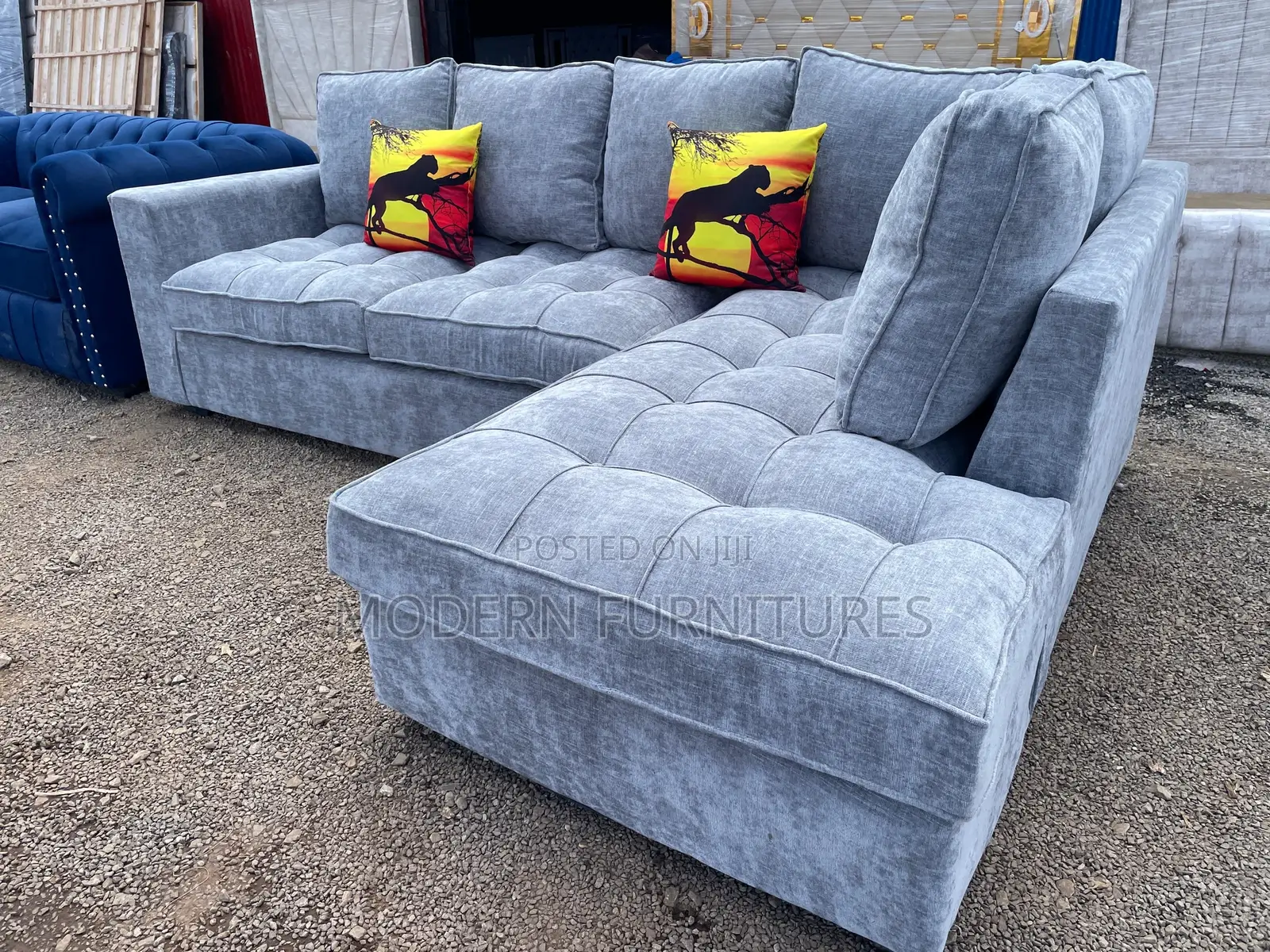 Modern Classy Sectional L Sofa
