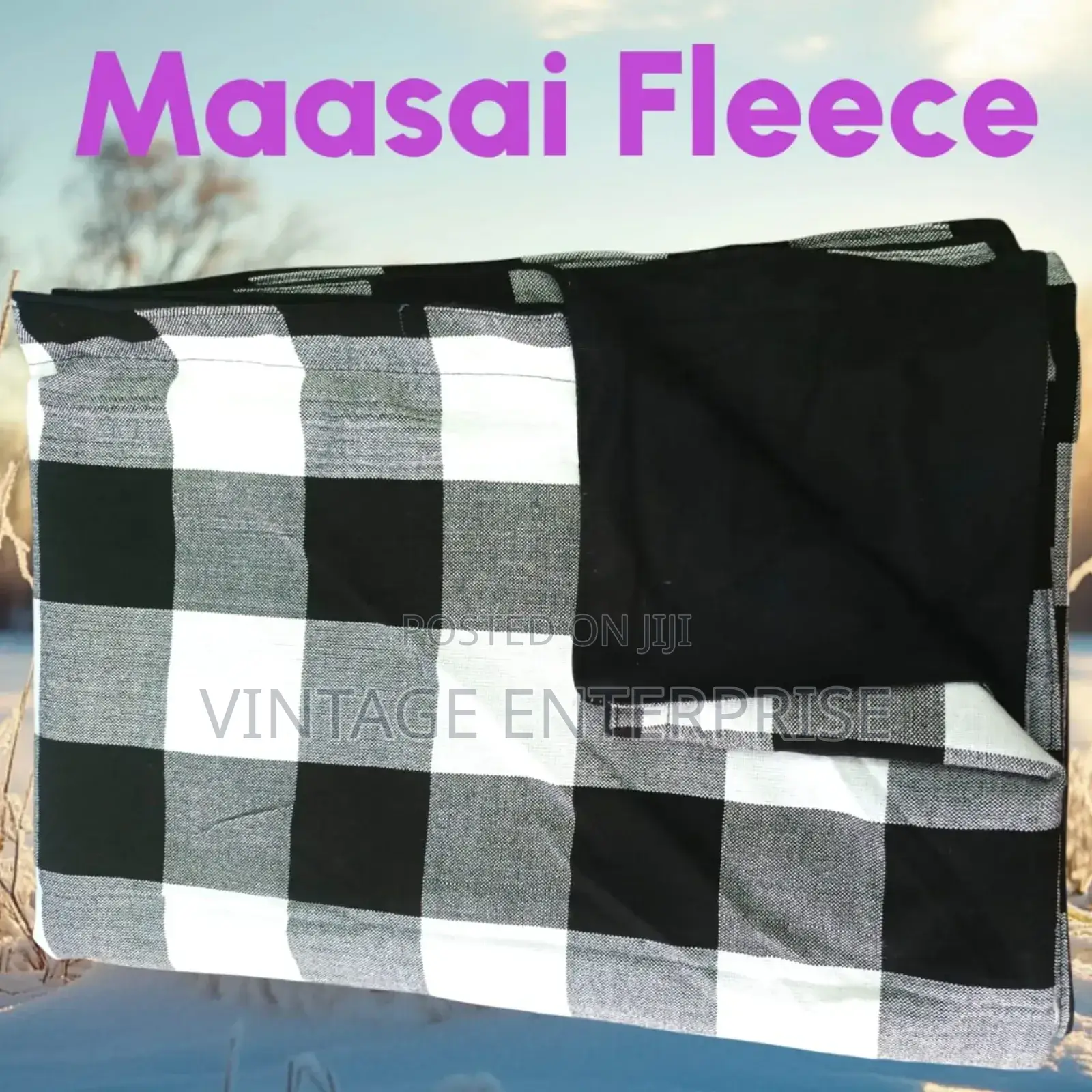 *Maasai Fleece Blanket