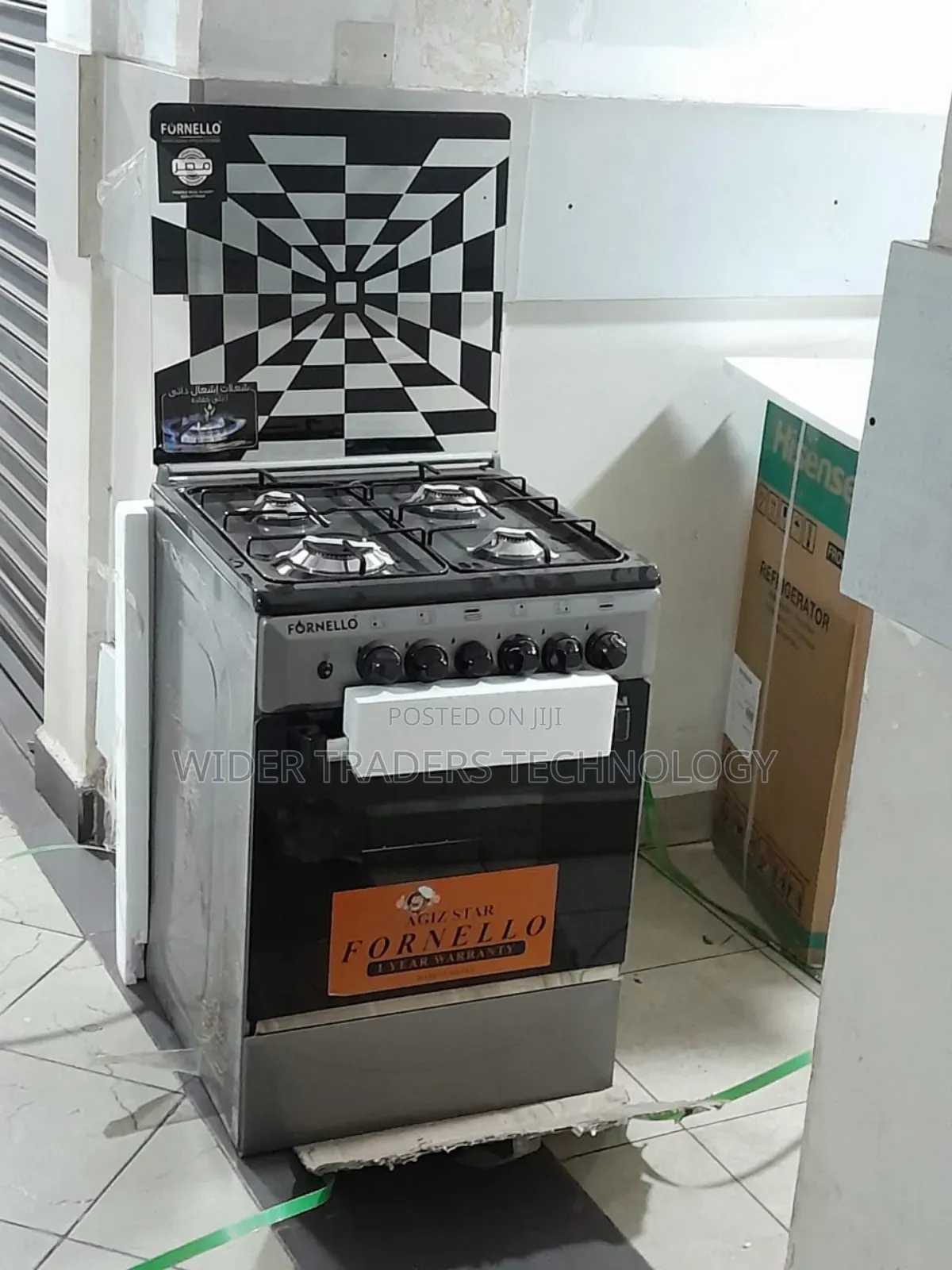 Fornello Standing Cooker 4 Burner Cooker Auto Ignition