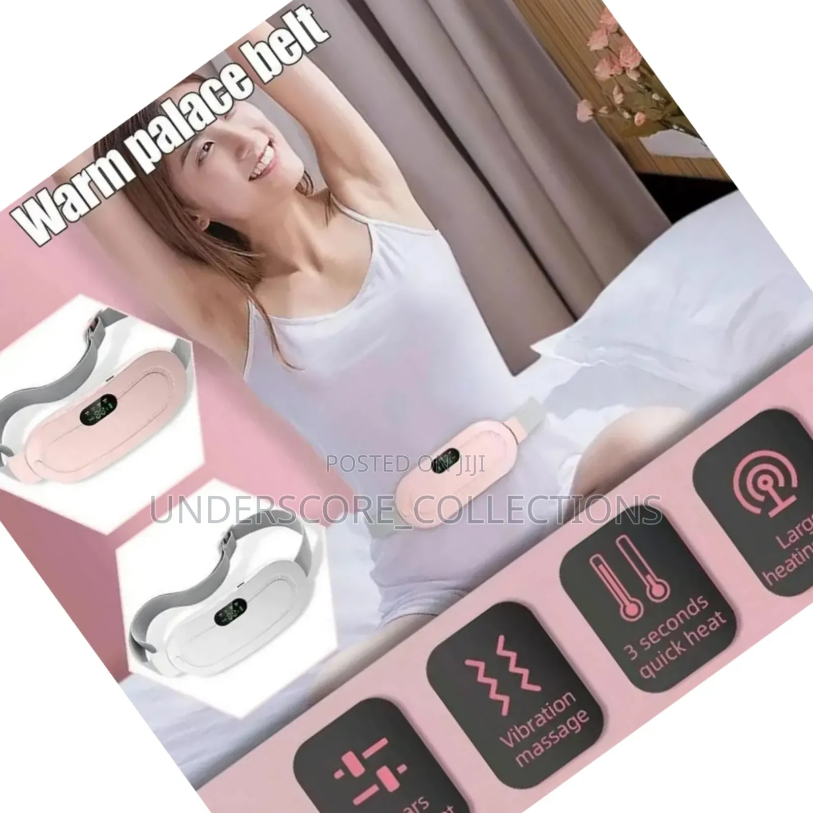 Menstrual Heating Pad. Massages and Relieves Dysmenorrhea