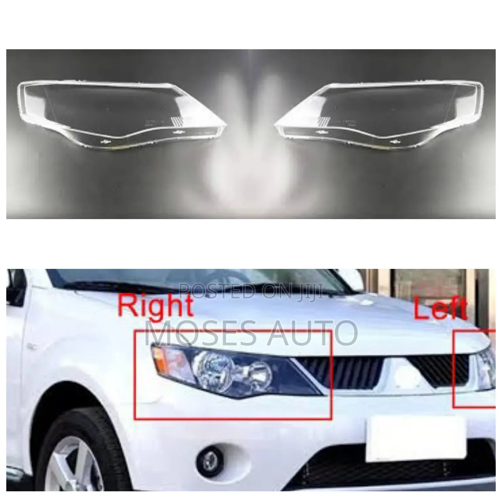 Mitsubishi Outlander 2007 Headlight Lens