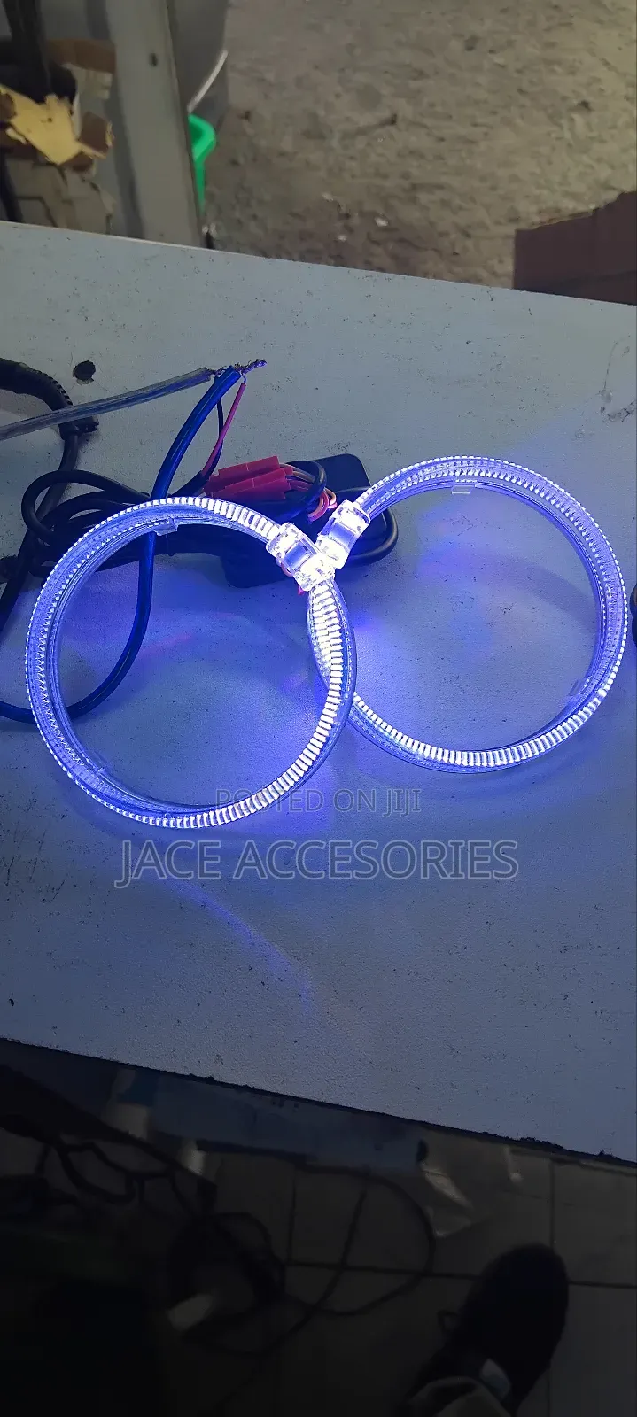 Monochrome RGB Car Angel Eye Rings