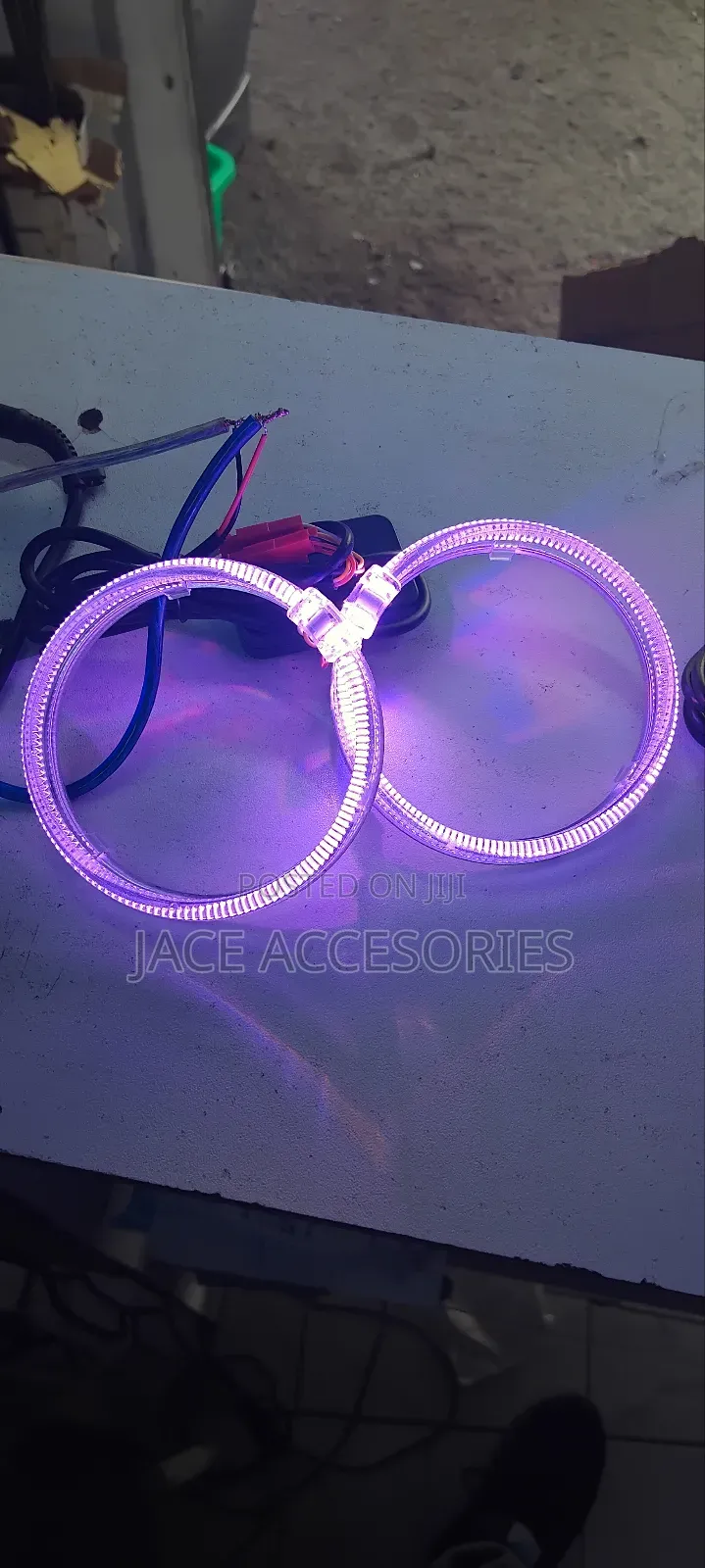 Monochrome RGB Car Angel Eye Rings