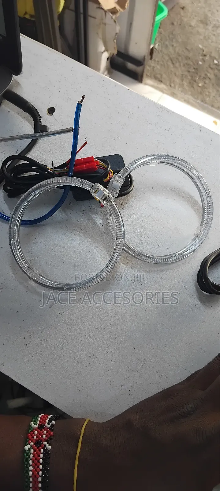 Monochrome RGB Car Angel Eye Rings