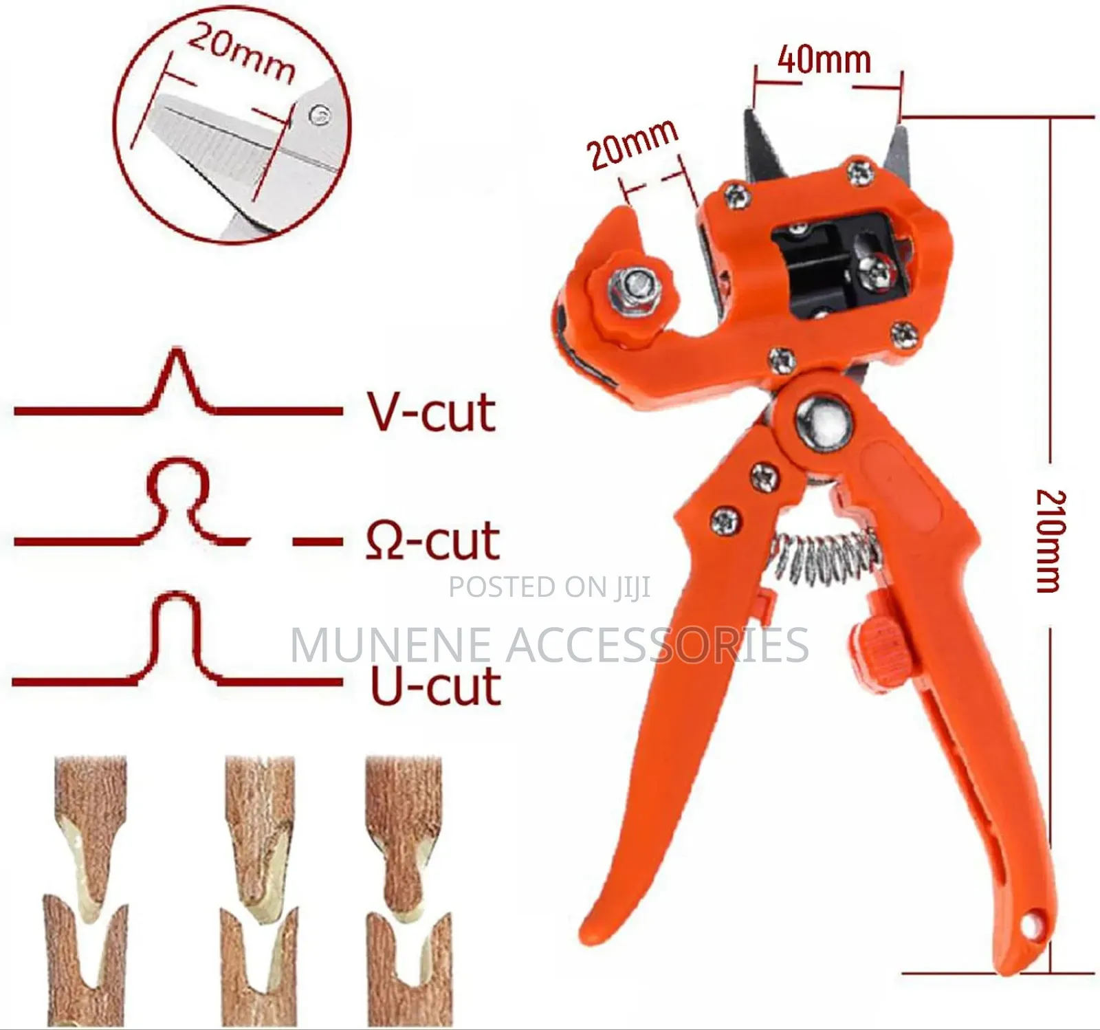Garden Grafting Tool Tree Pro Prune Shear Snip Cutting Kit