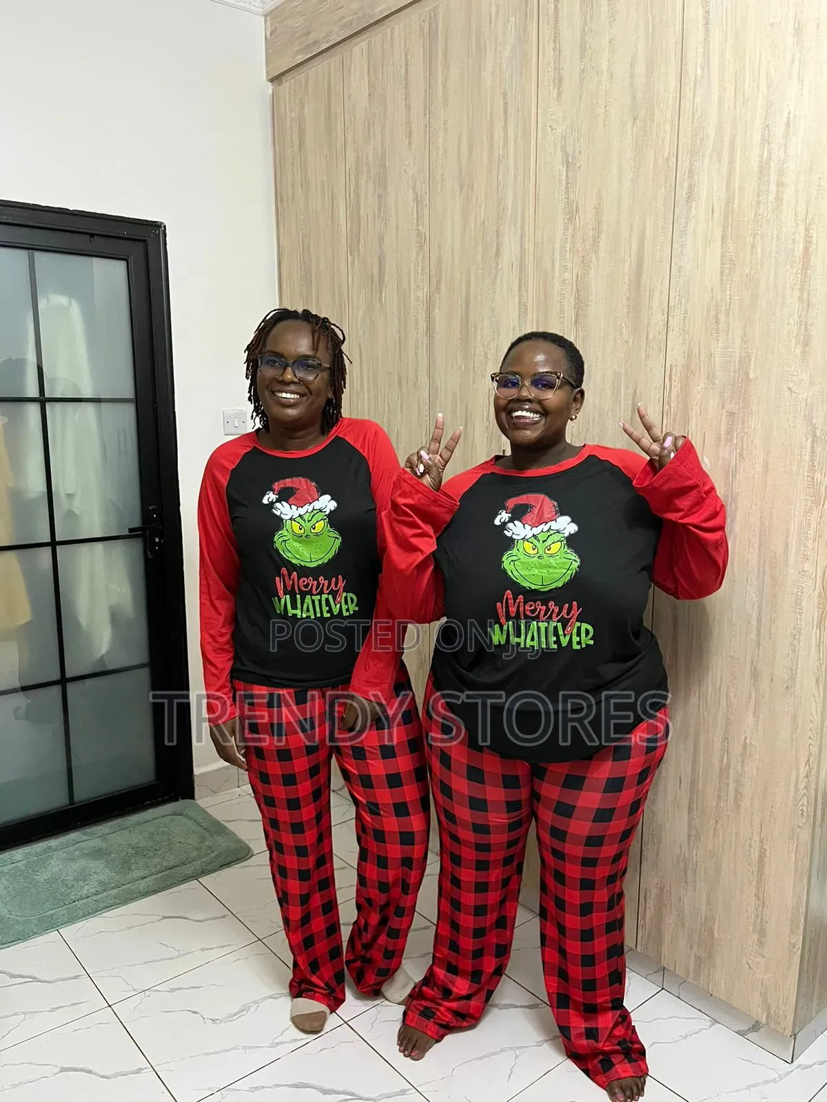 Grinch Themed Christmas Pajamas