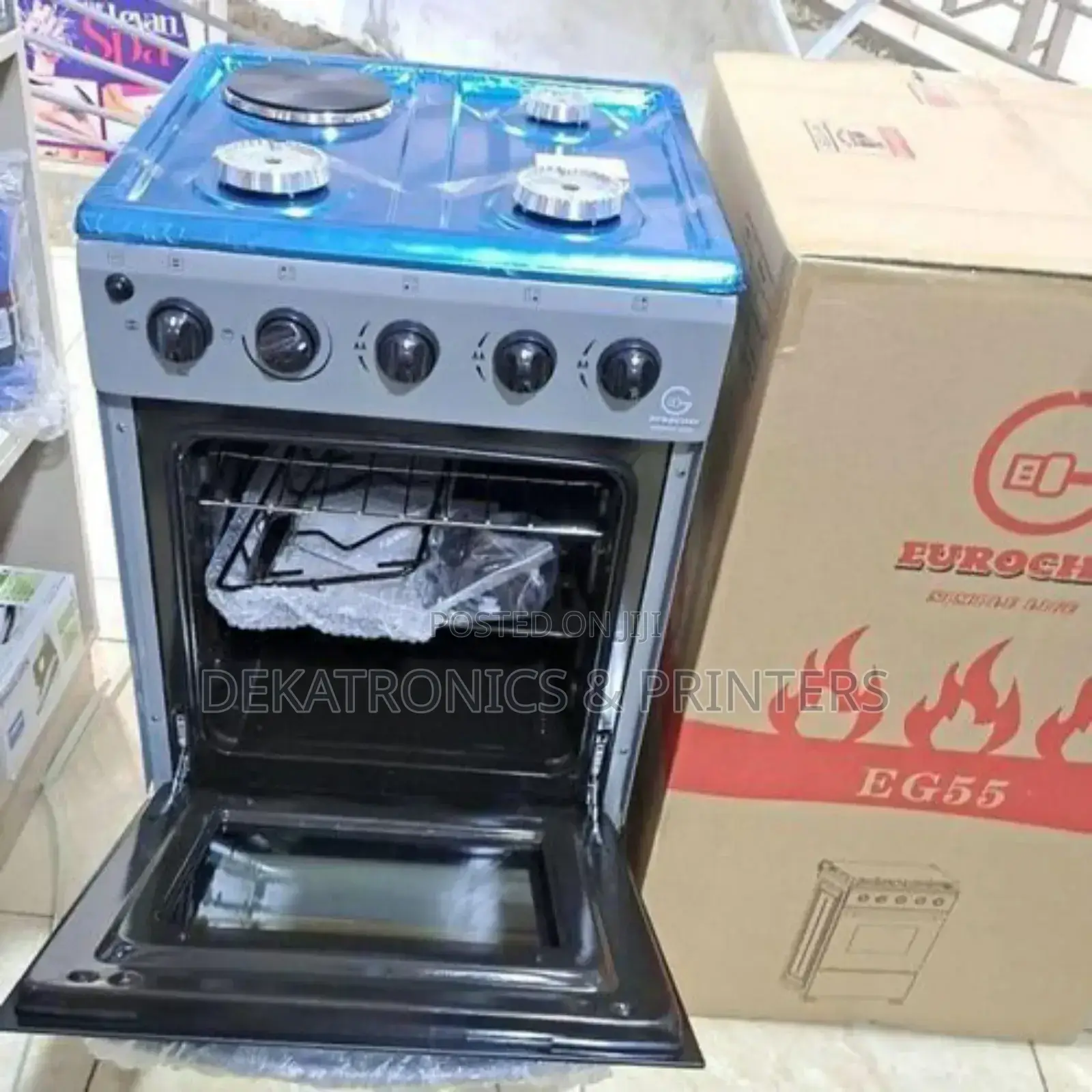 Eurochef Cooker (50by55) With Electric Oven