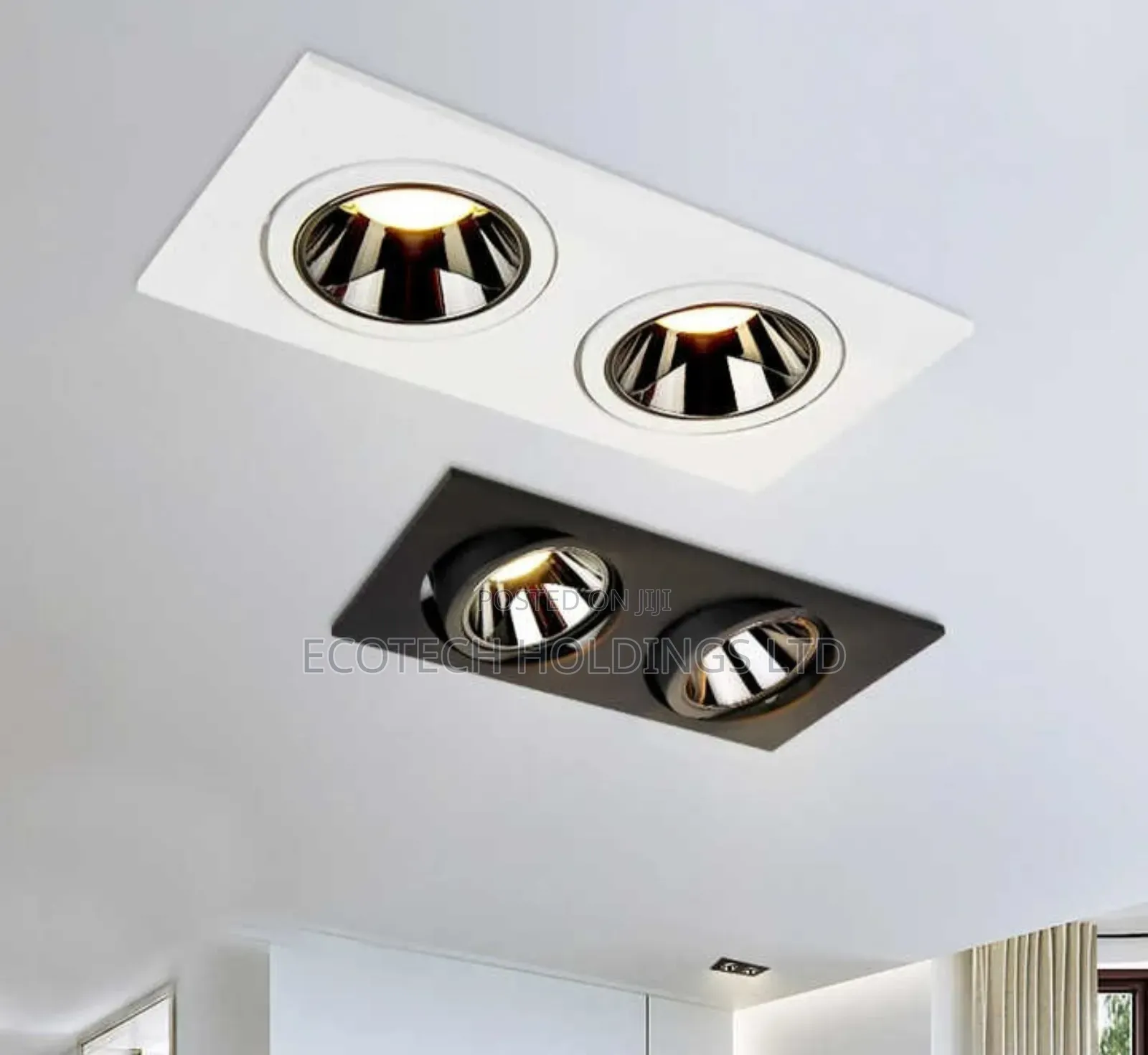 Anti Glare Recessed Adjustable Double Ceiling Frame Tf9kt