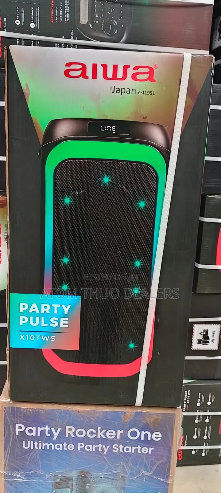 *Aiwa Party Speaker 140W X10