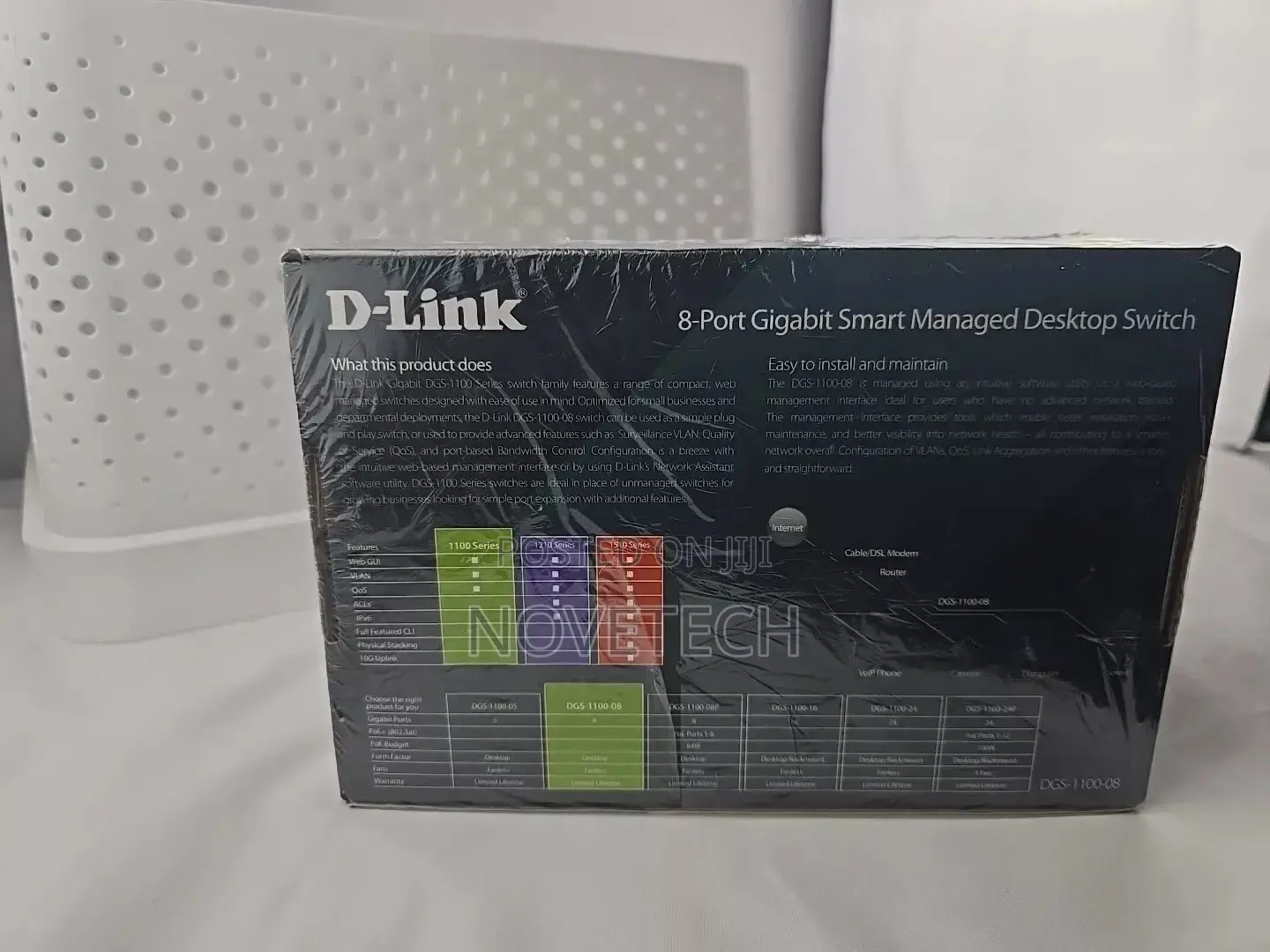 D-Link (DGS-1100-08) 8-Ports Ethernet Switch.