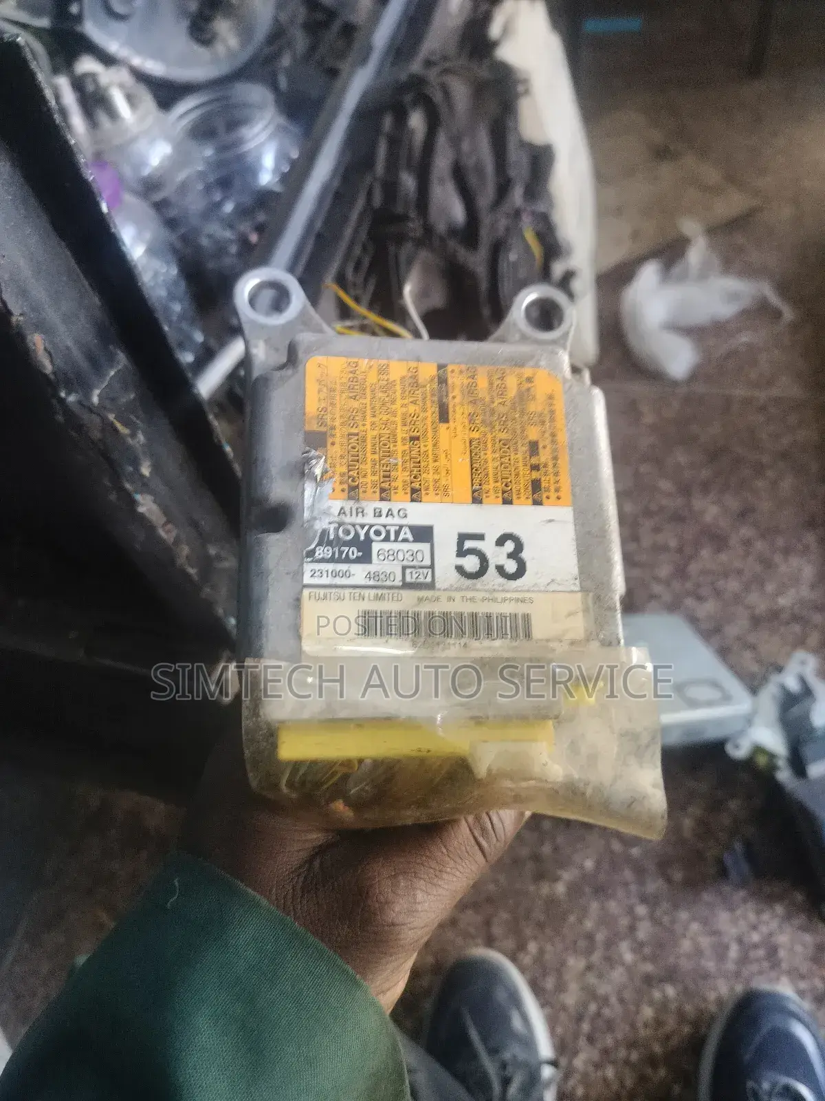 Toyota Wish Air Bag Ecu