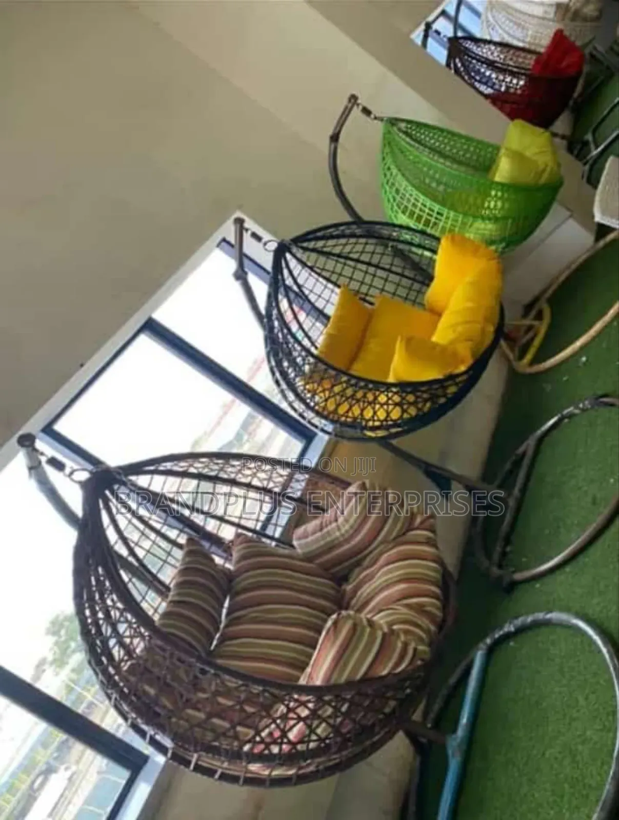 Metallic Hammock Swing Chair