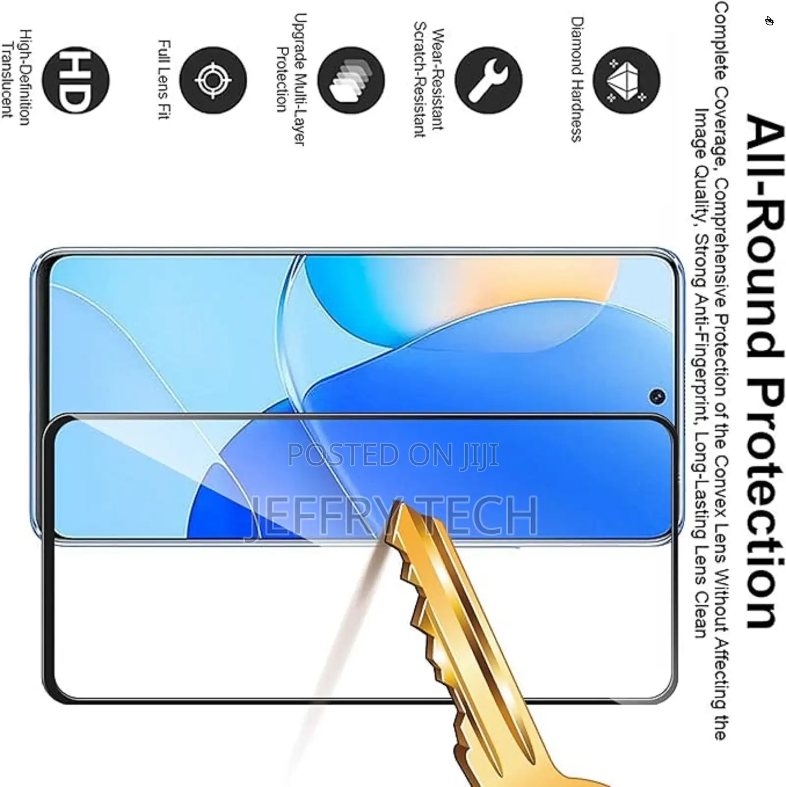 Screen Protector Glass Full Glue for Huawei Nova 9 SE
