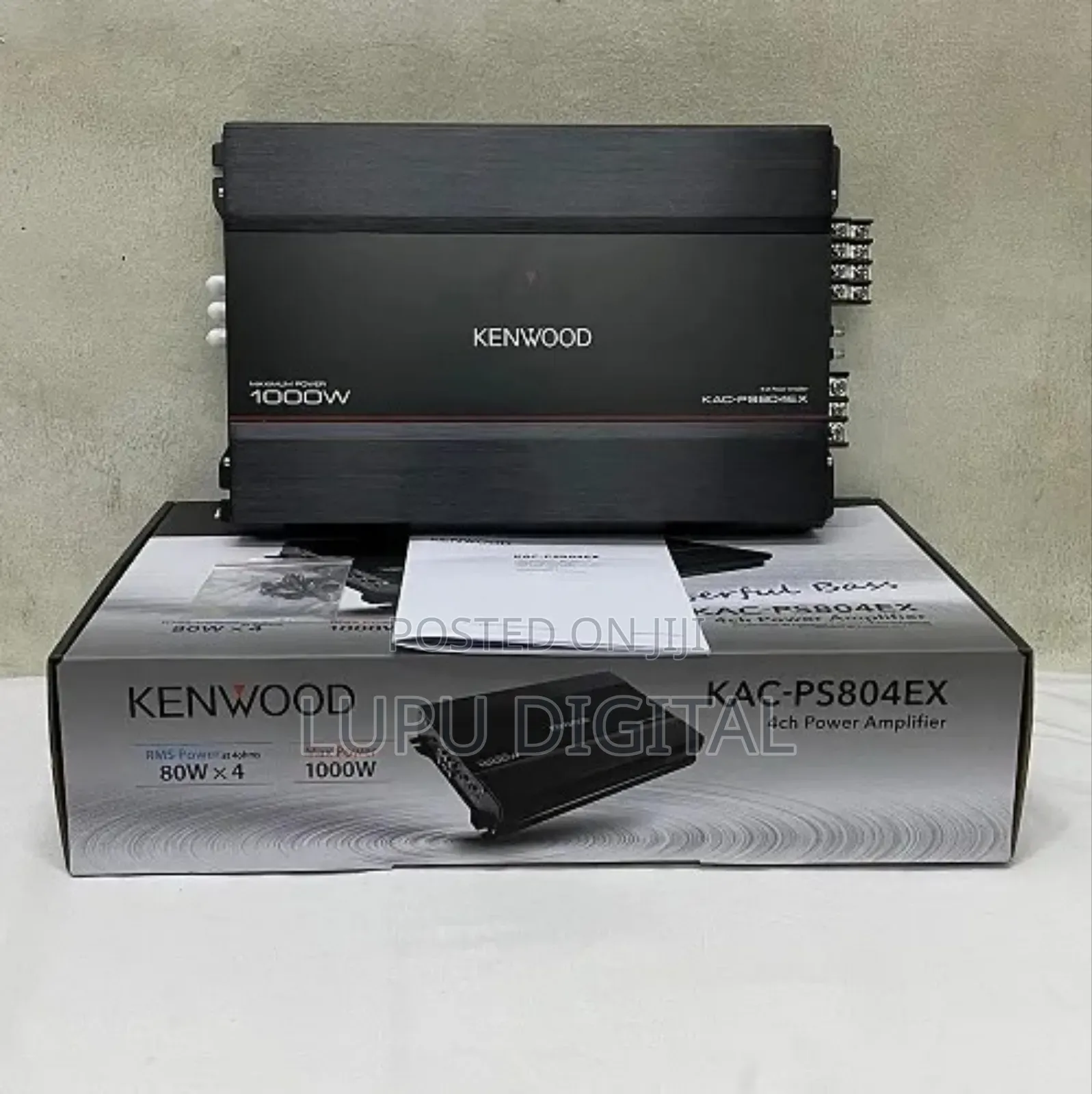 Kenwood Amplifier 4-Channel 1000w