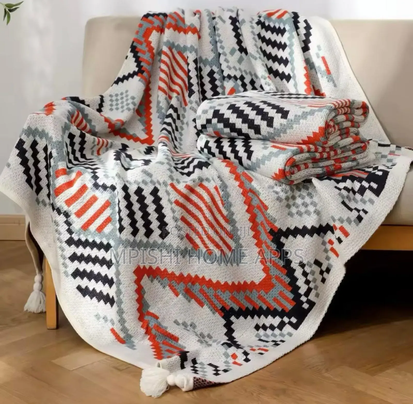 Throw Blanket - Knitted