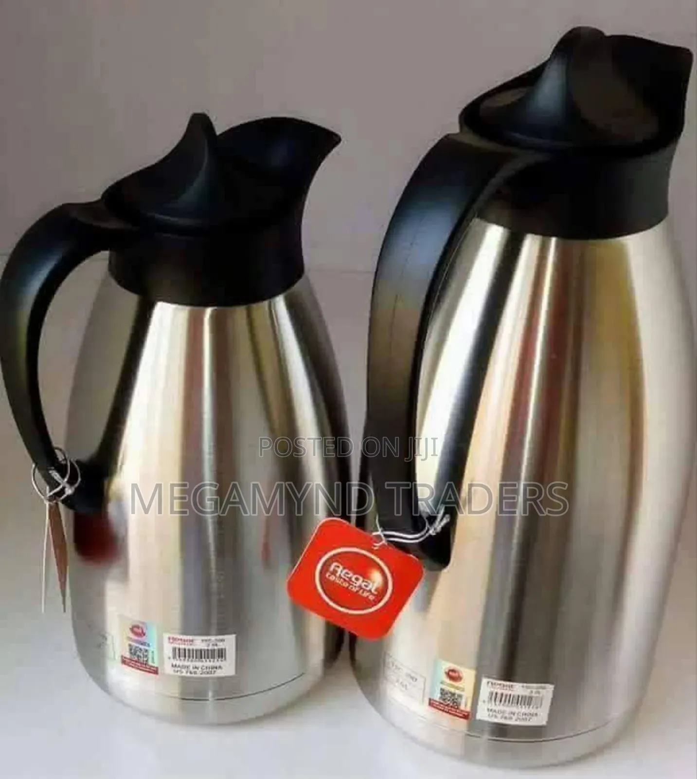 Regal 2L Stainless Steel Flask/Tea Coffee Flask Unbreakable