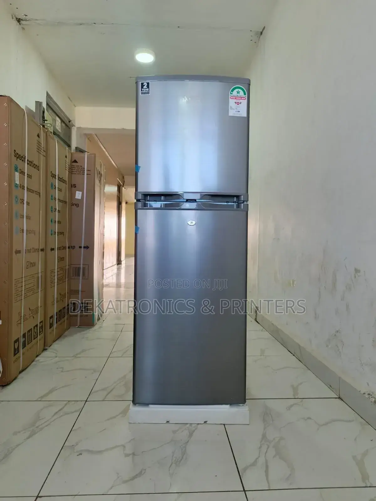 Von Double Door 144litres Fridge