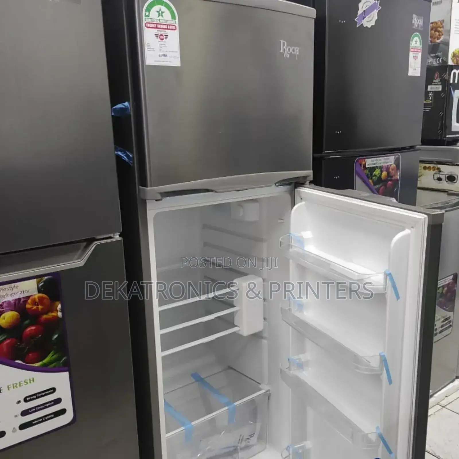 Von Double Door 144litres Fridge