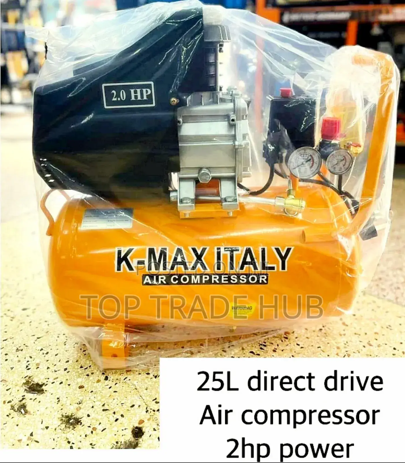 K-Max Italy Electric Air Compressor 25L 8 Bar