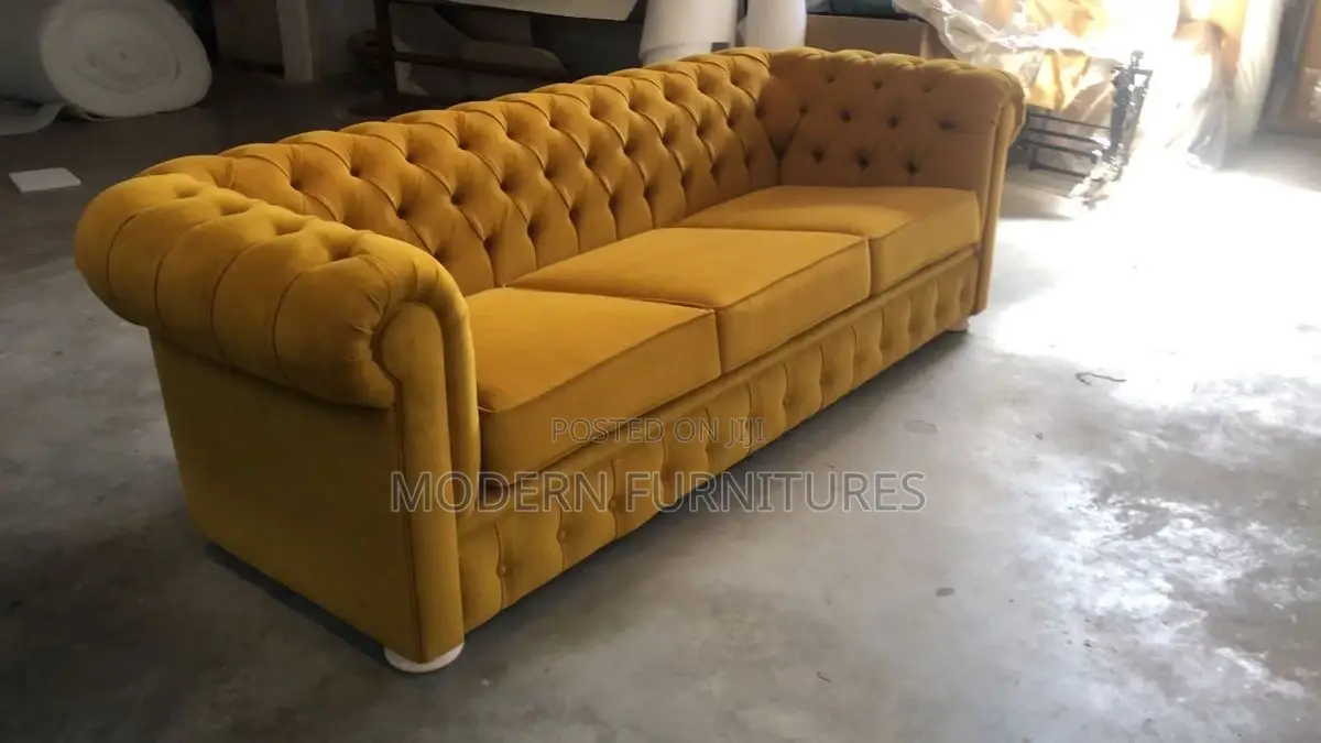 Classic 3 Seater Chesterfield Sofa