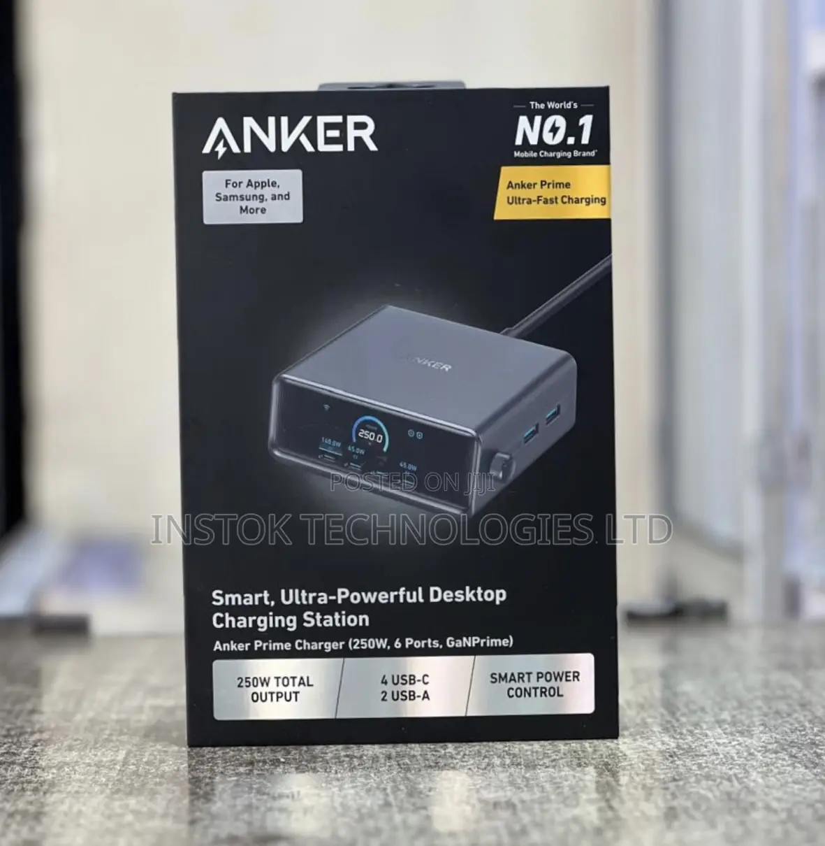 Anker Prime Charger 250W 6 Ports Ganprime