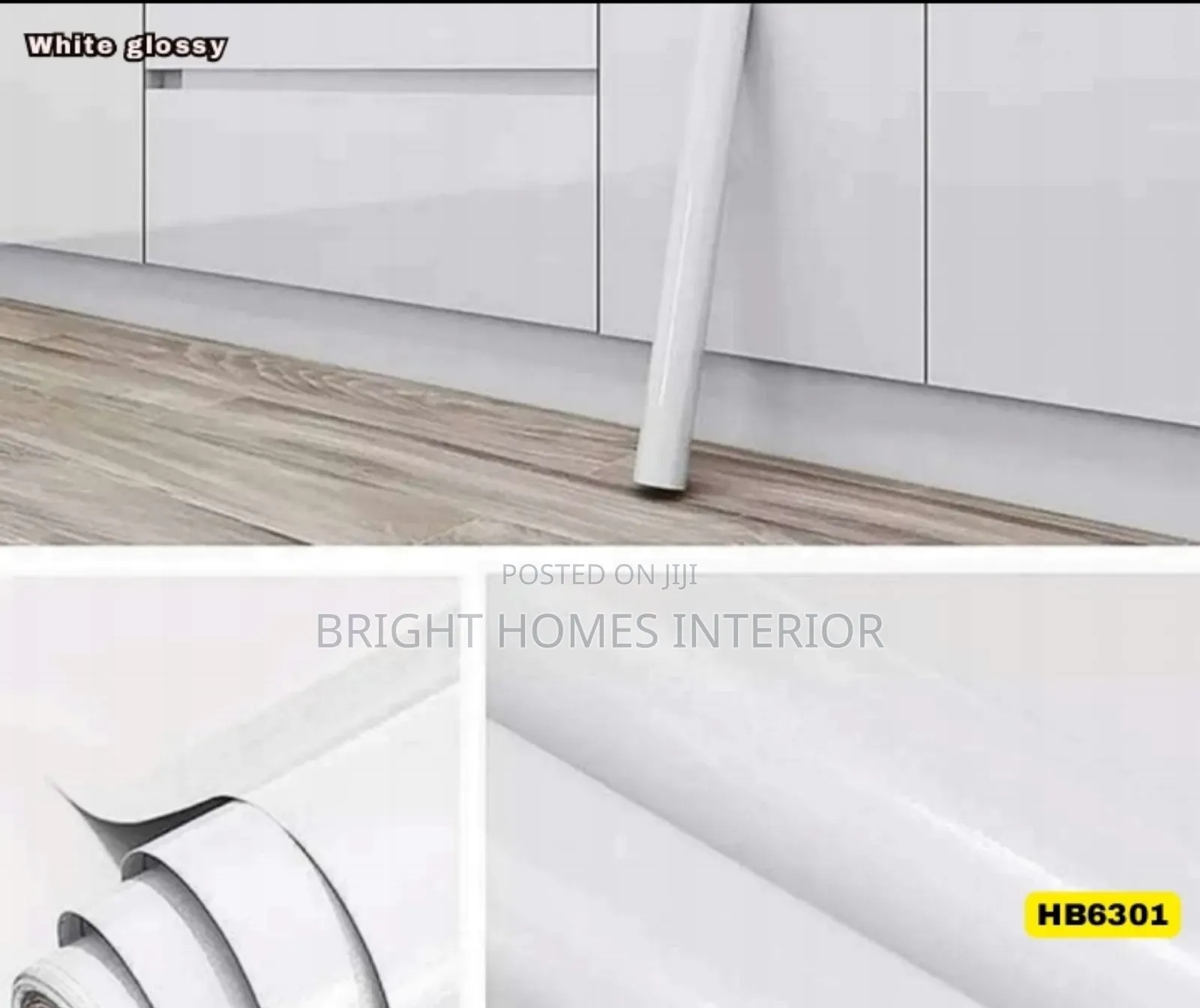 White Glossy Contact Paper Contact Paper