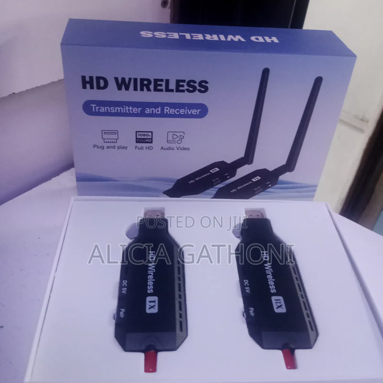 50m Wireless Hdmi With Receiver and Transmitter