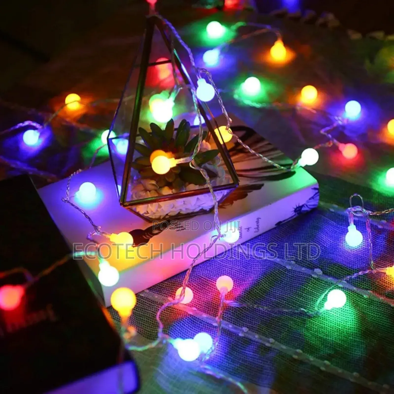Multicoloured 10mtrs Christmas Lights He9yk