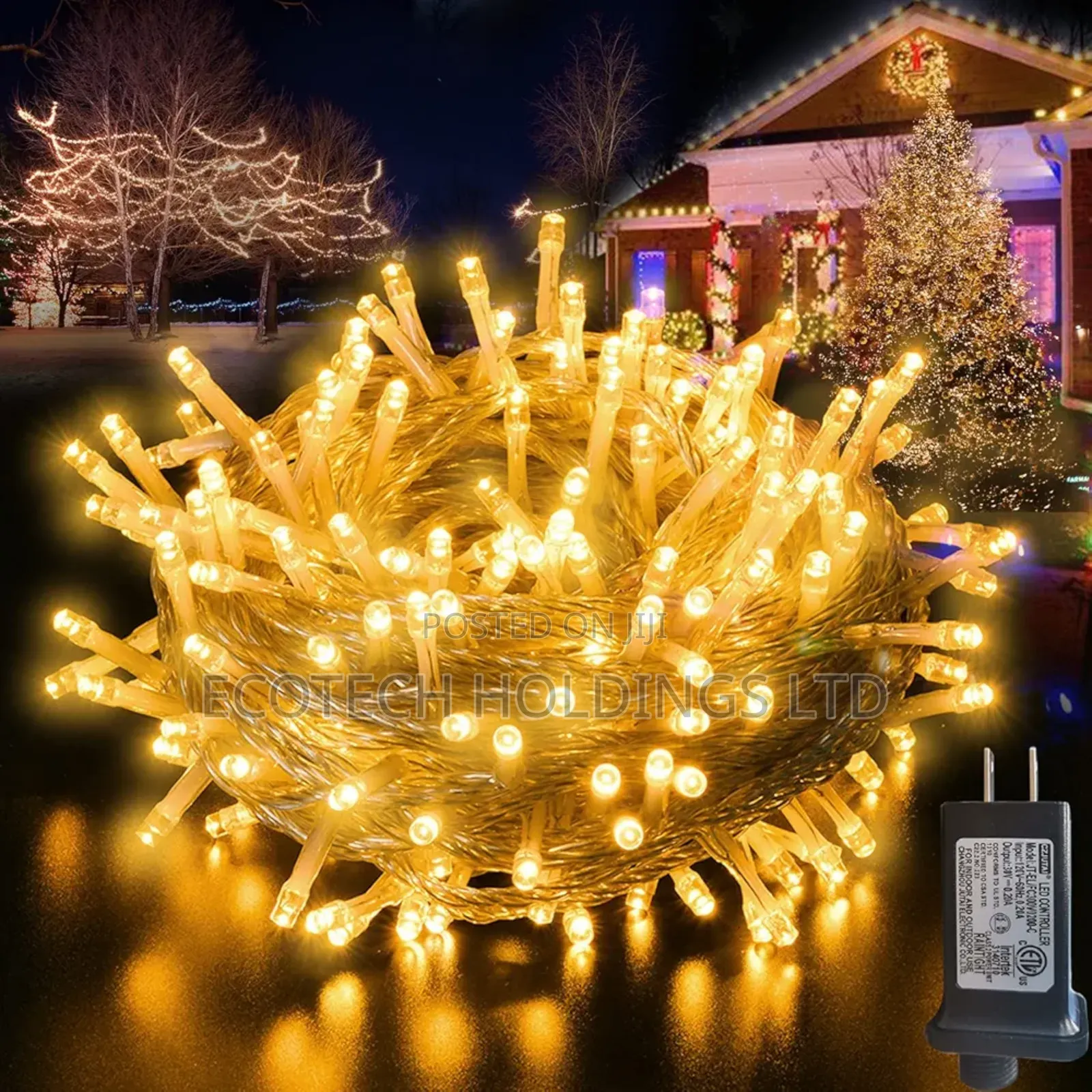 10mtrs Warm White Christmas Lights Elegant Jf9td