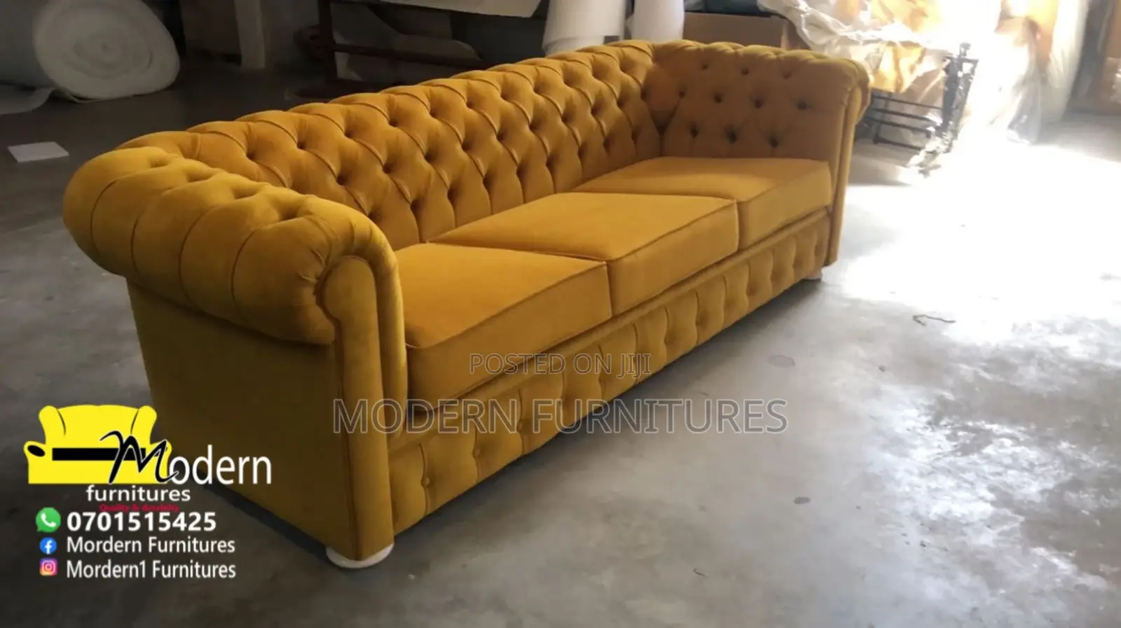 New Unique 3 Seater Chester Sofa