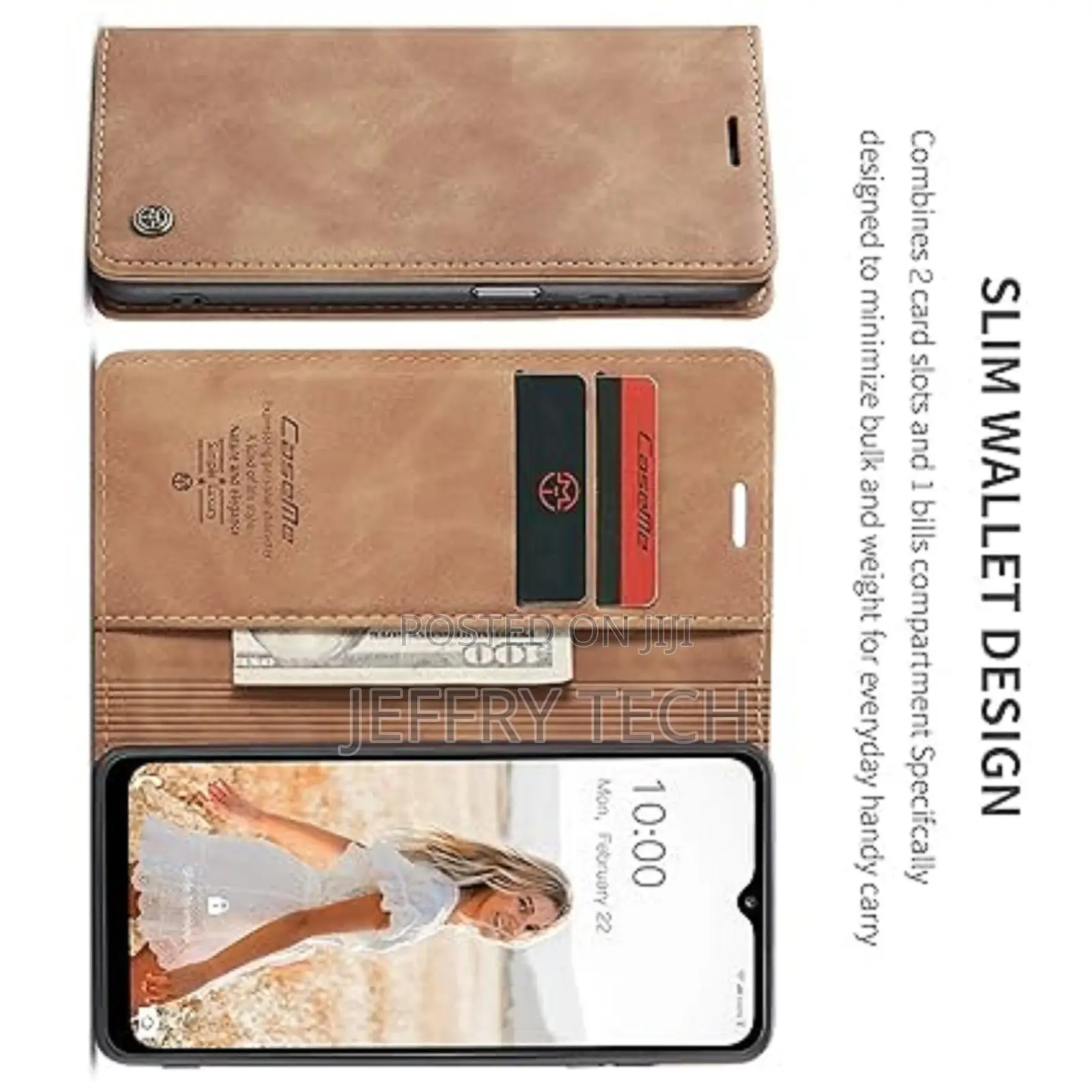 Samsung Galaxy A32 5G Case, Magnetic Stand Flip Leather