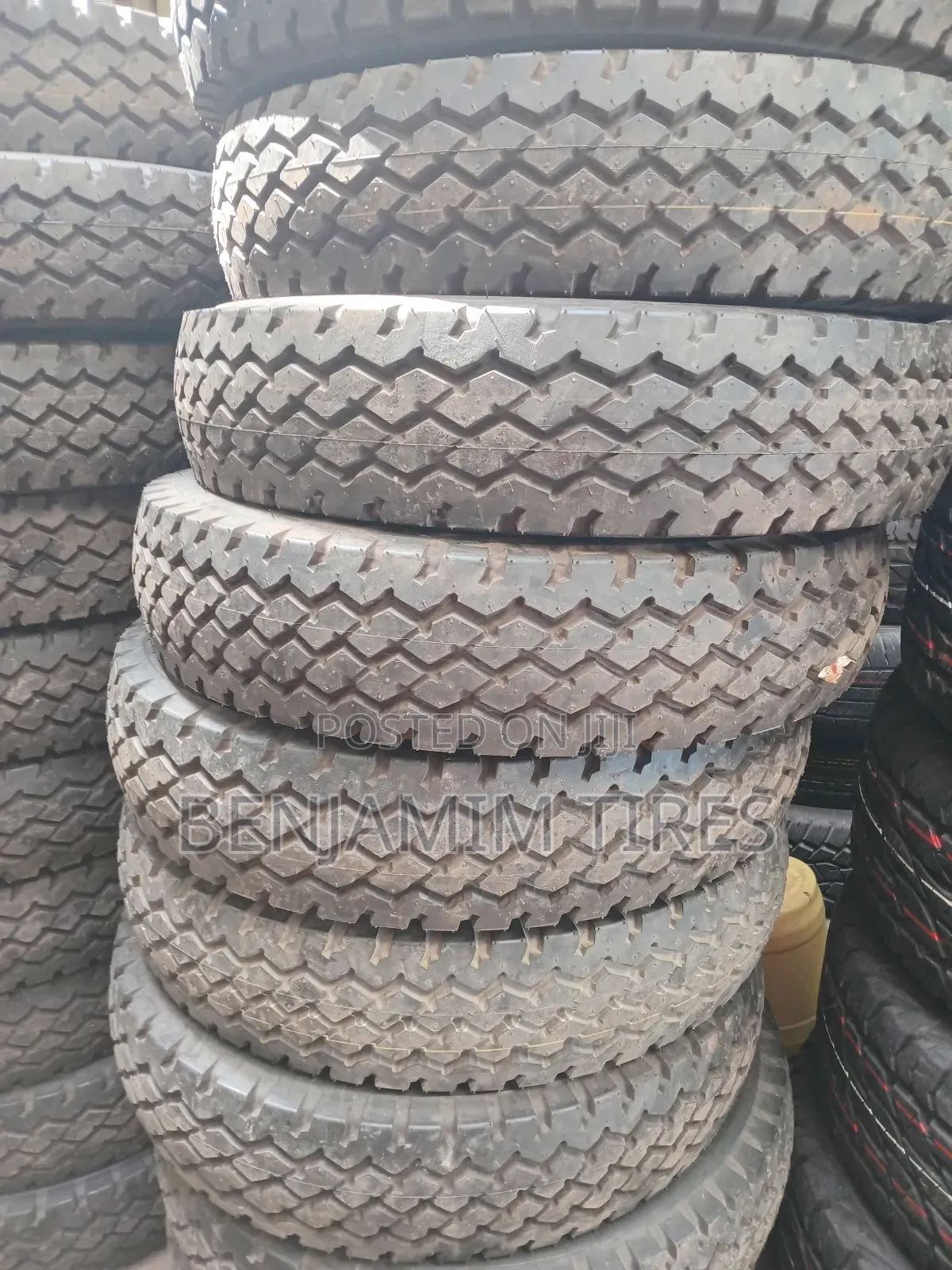 Dunlop Tires Sizes 7.50R16 Made in Japan.