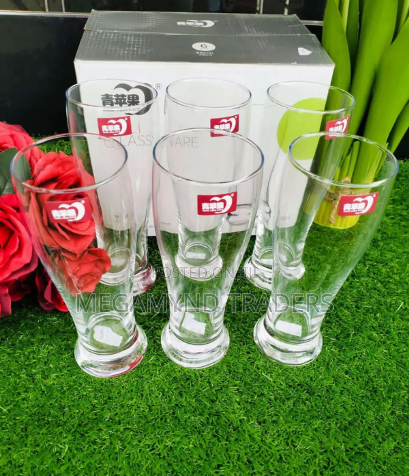 6pc Beer Glass/Club Beer Glasses 460ml