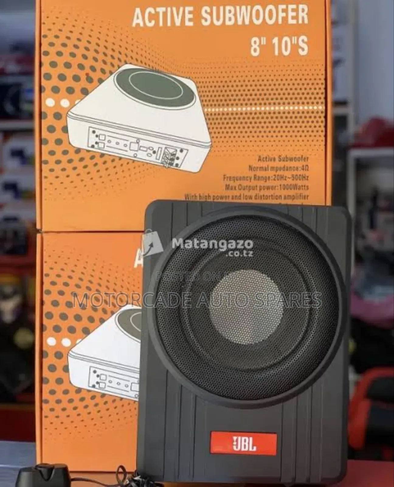 Car Universal Underseat Sub Woofer 2800w Pure Bass