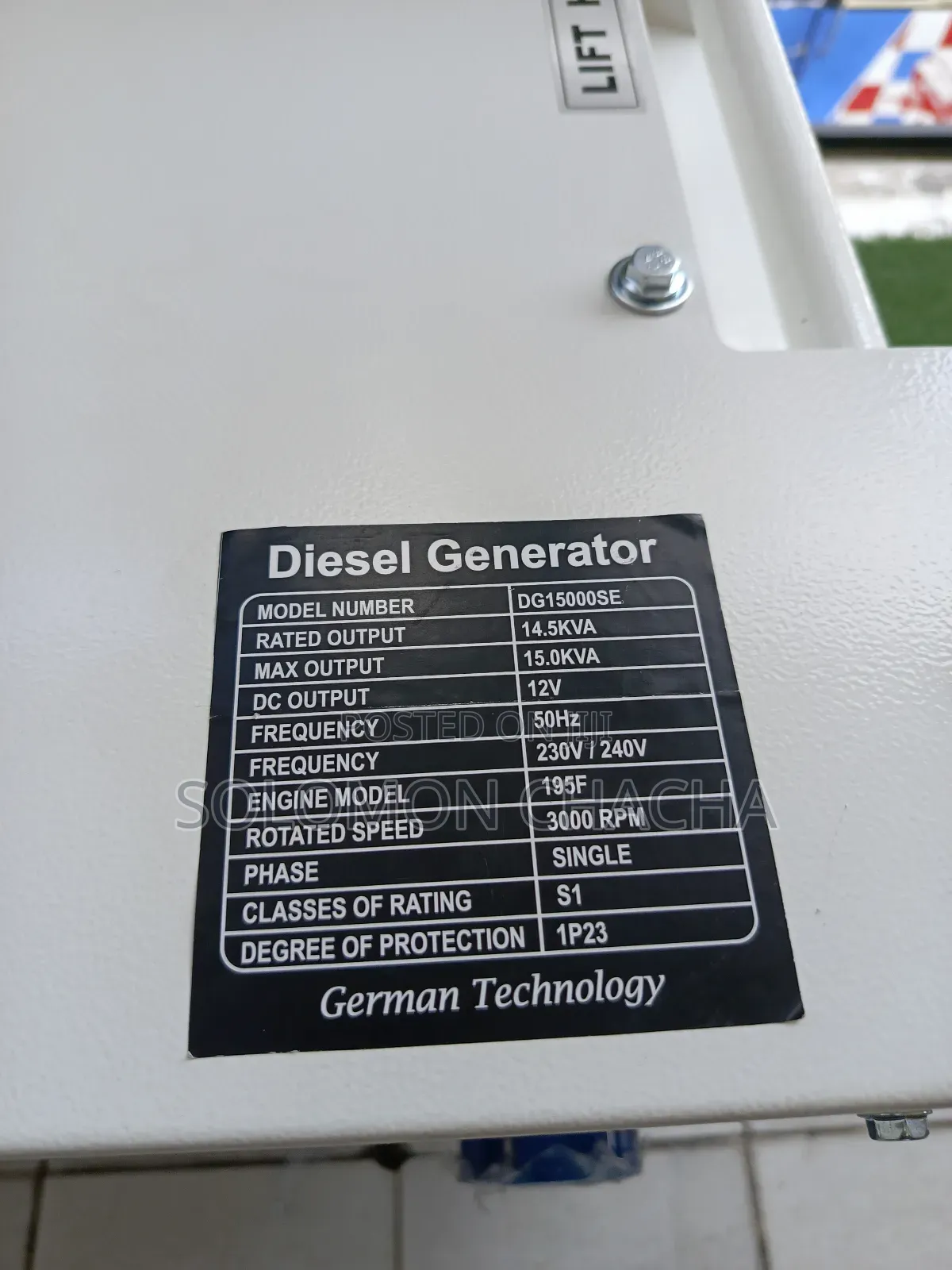 Pulsar 15 Kva Dg15000se Deisel Silent Generator With Ats