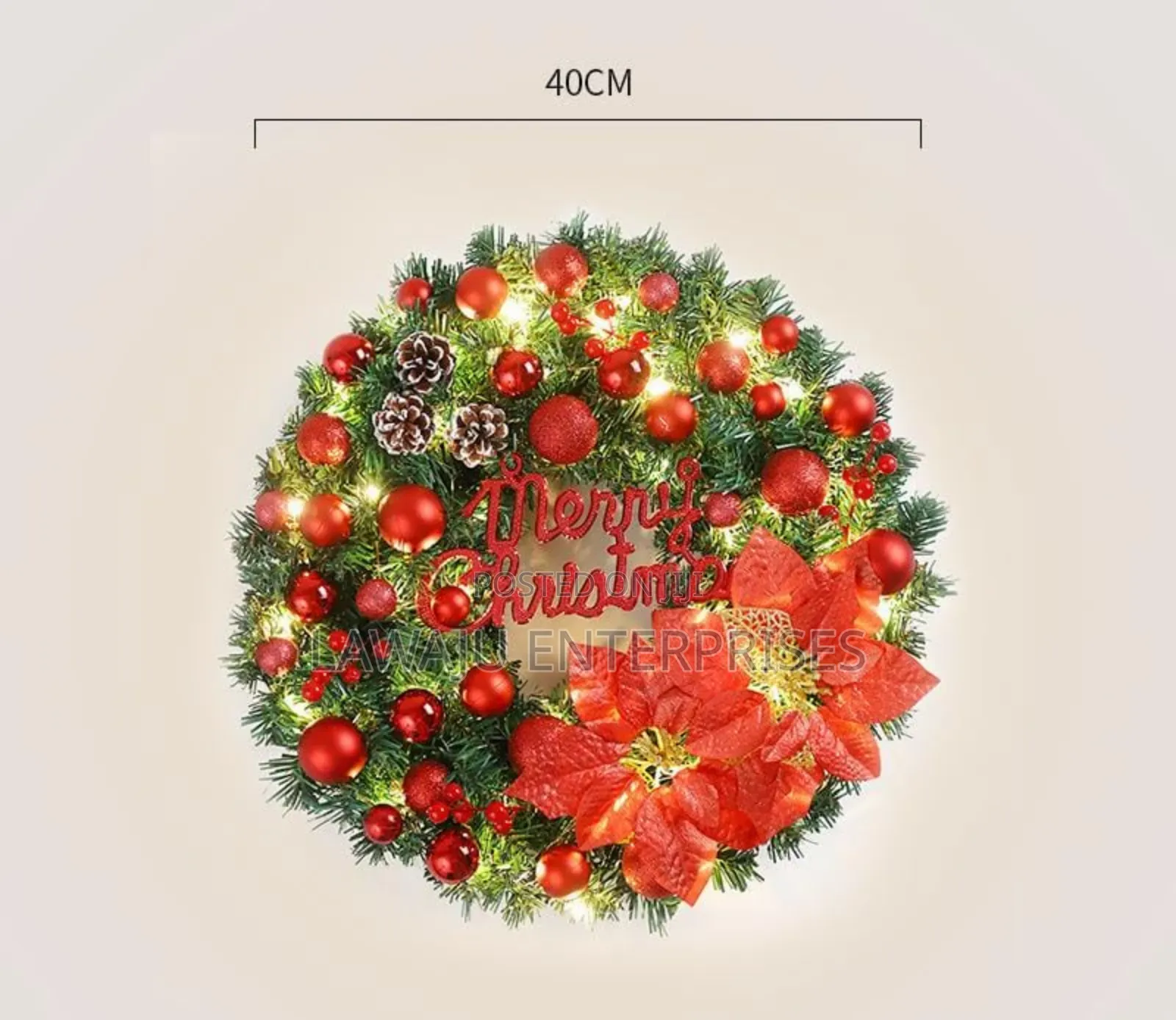 Christmas Wreath Door Decor