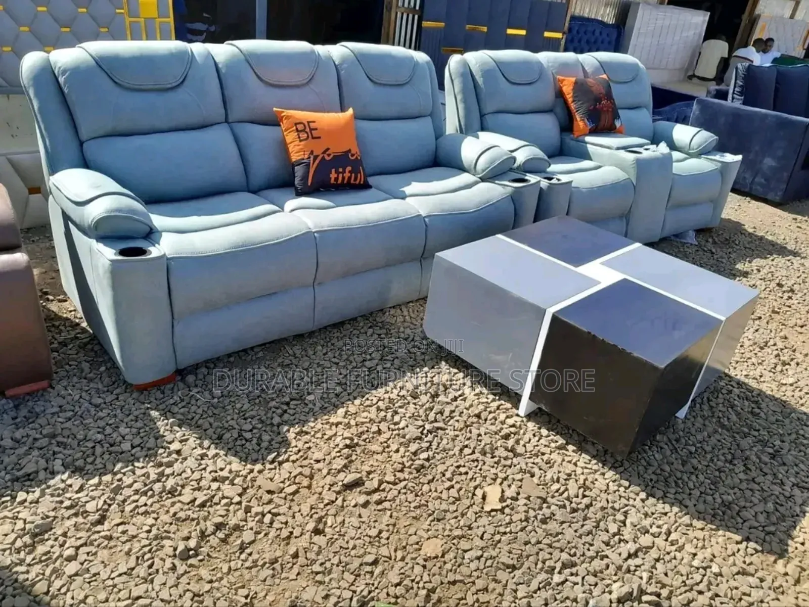 5 Seater Semi Recliner