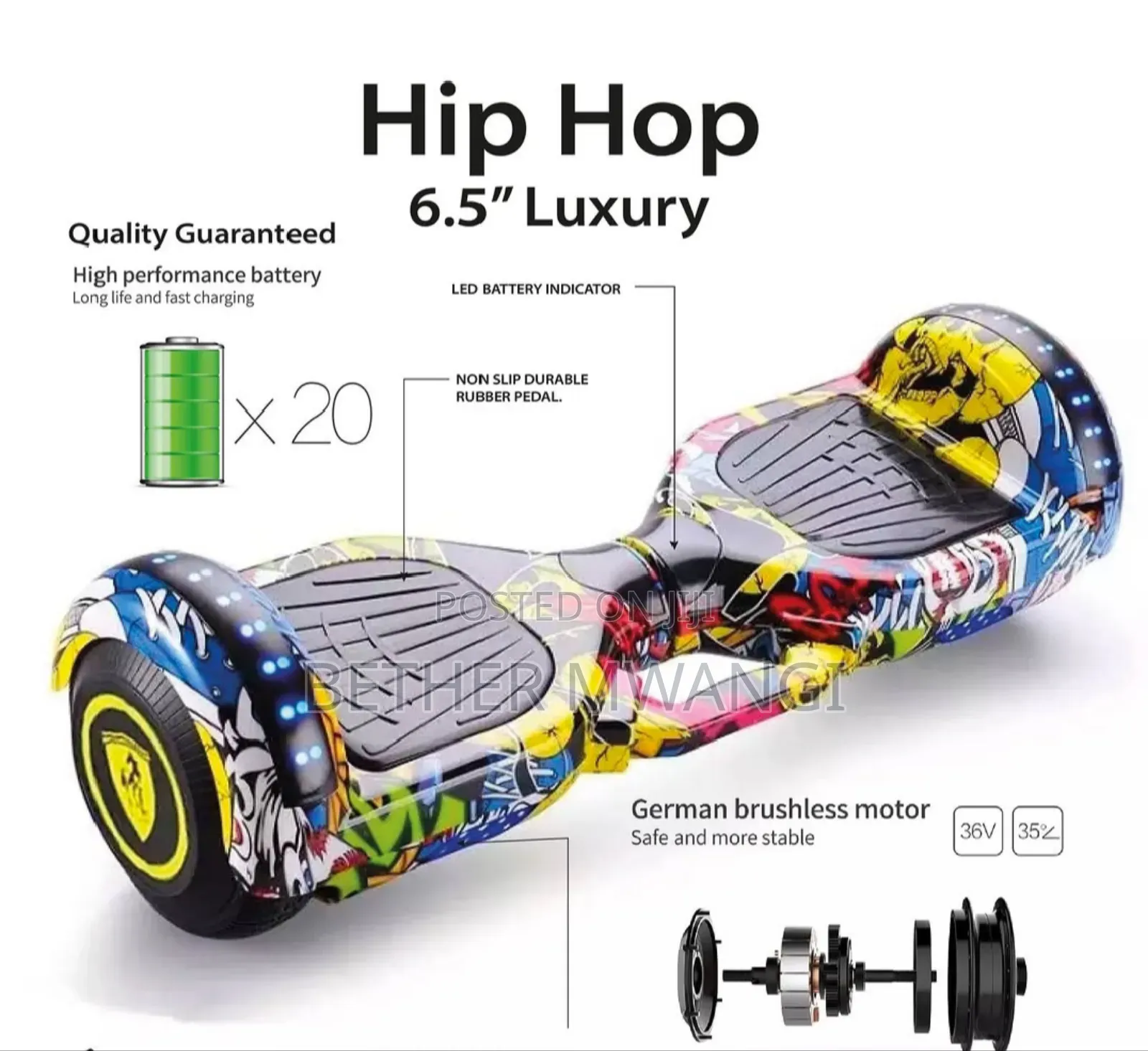 6.5 Inches Luxury Hoverboards in Kenya