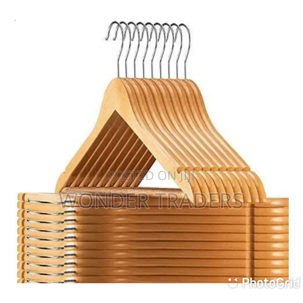 Wooden Clothes Hanger 10pcs