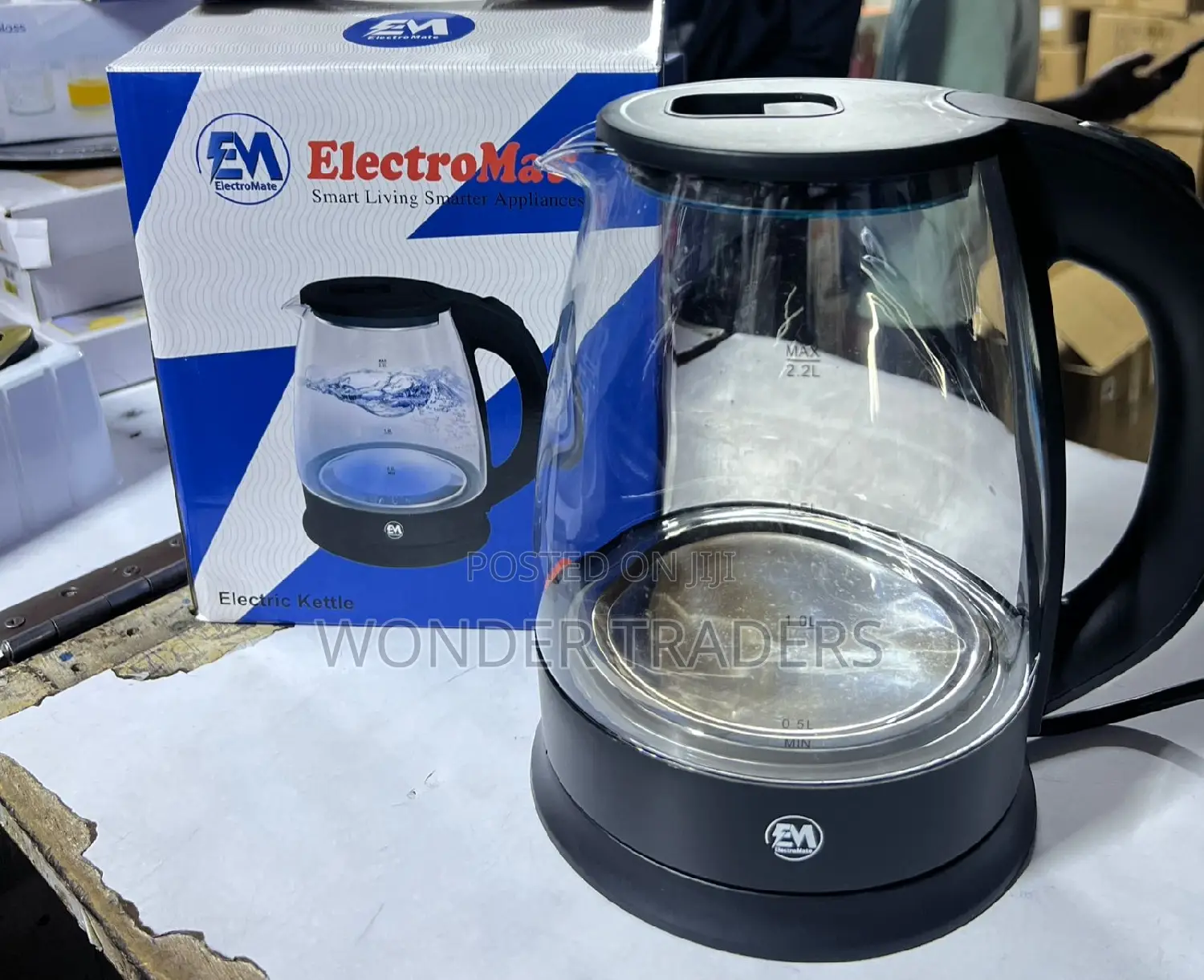 Electromate Glass Electric Kettle