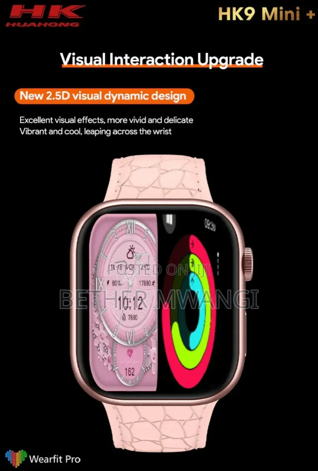HK9 Mini Pro Plus Smart Watch(Perfect Apple Watch Dupe)
