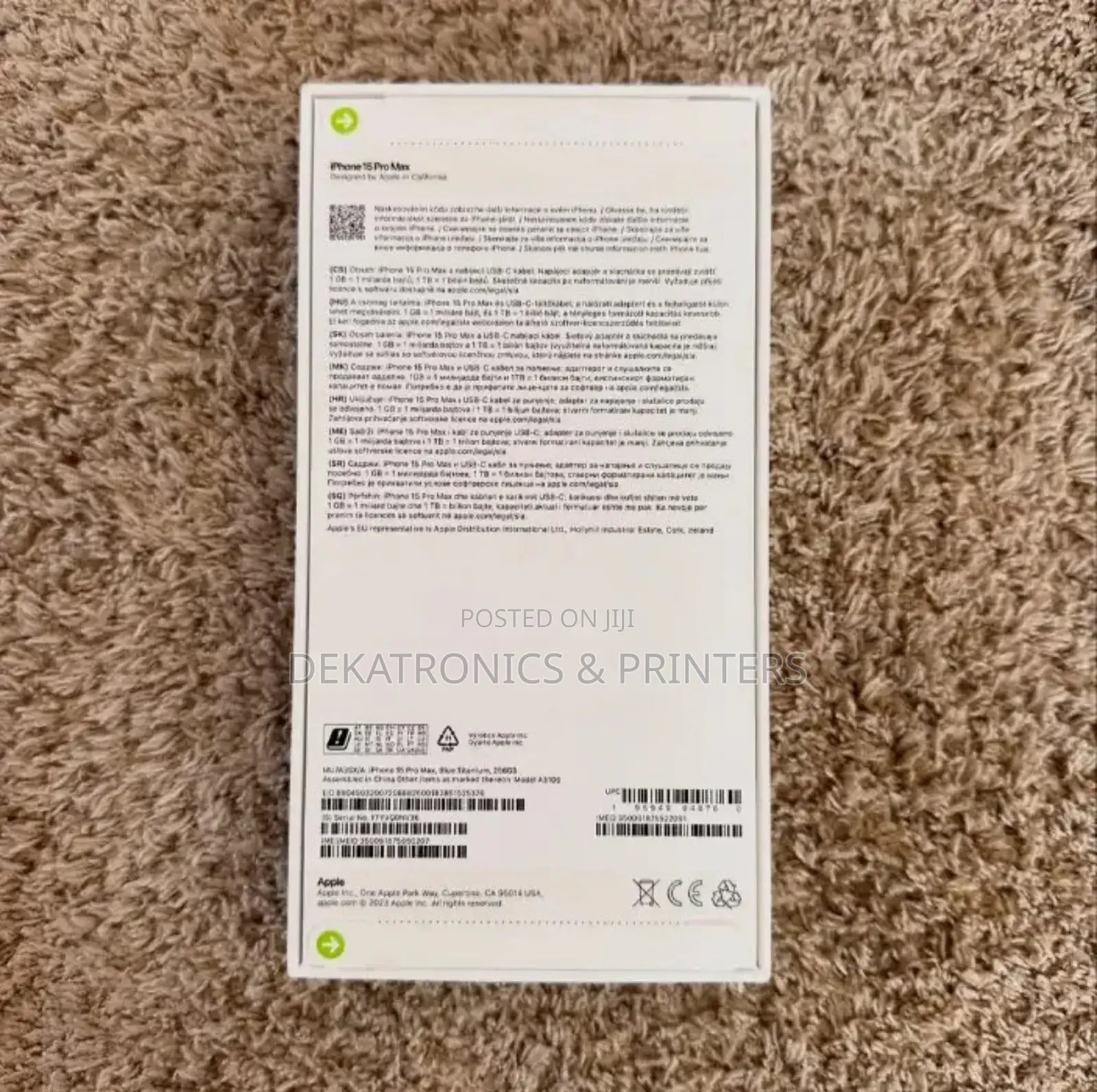 New Apple iPhone 15 Pro 512 GB Gray